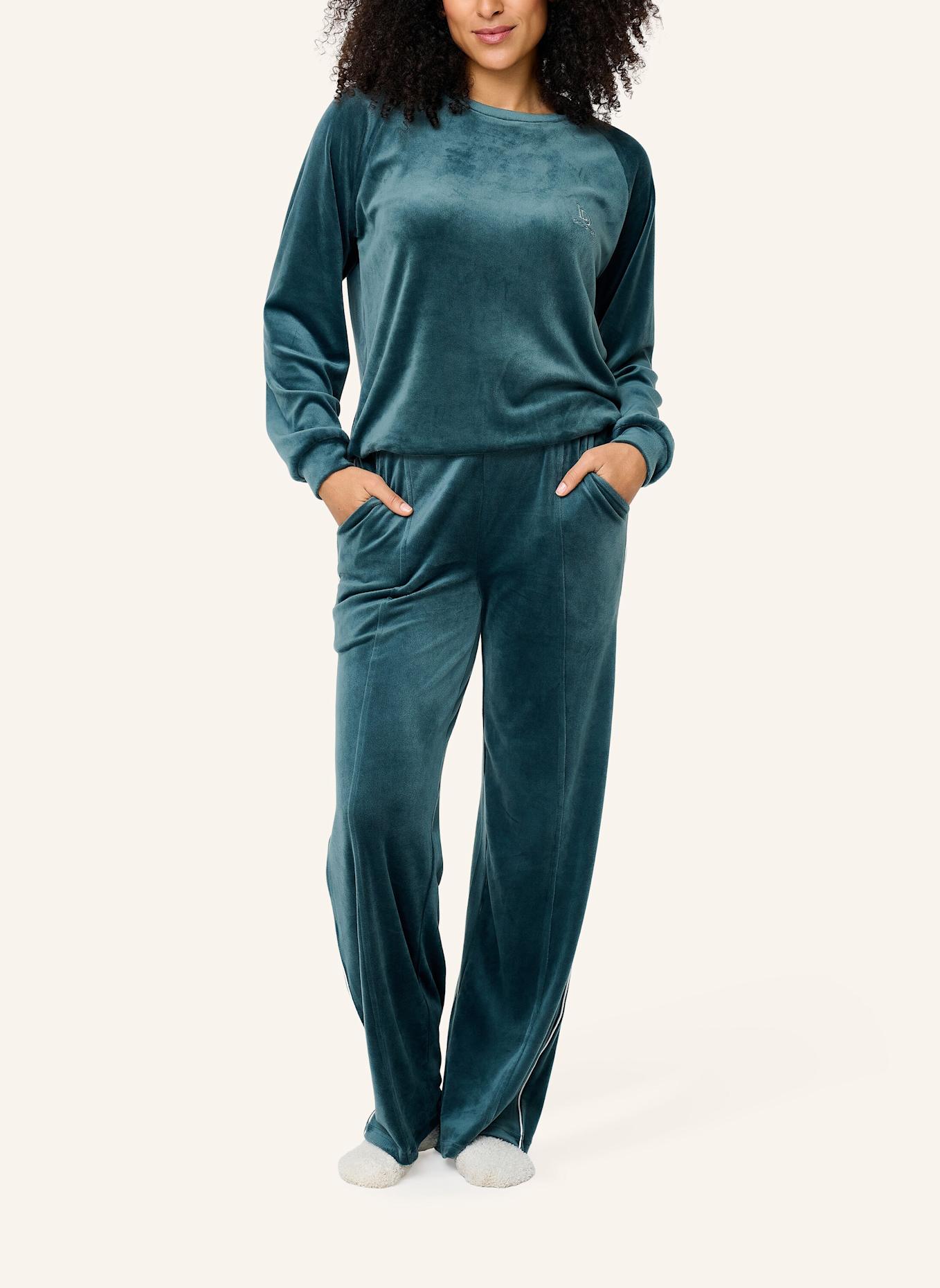 LINGADORE Homewear sweat set: DUNKELGRÜN
