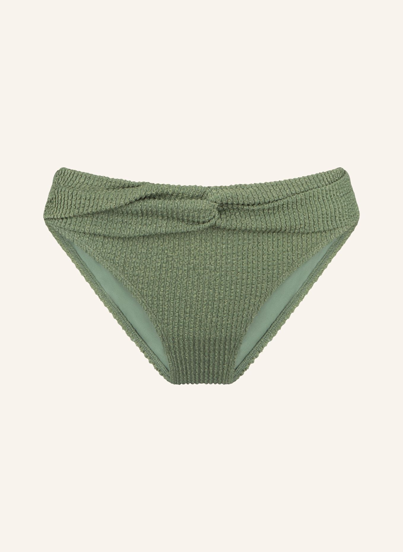 LINGADORE Bikini Slip mit Gürtel: DUNKELGRÜN
