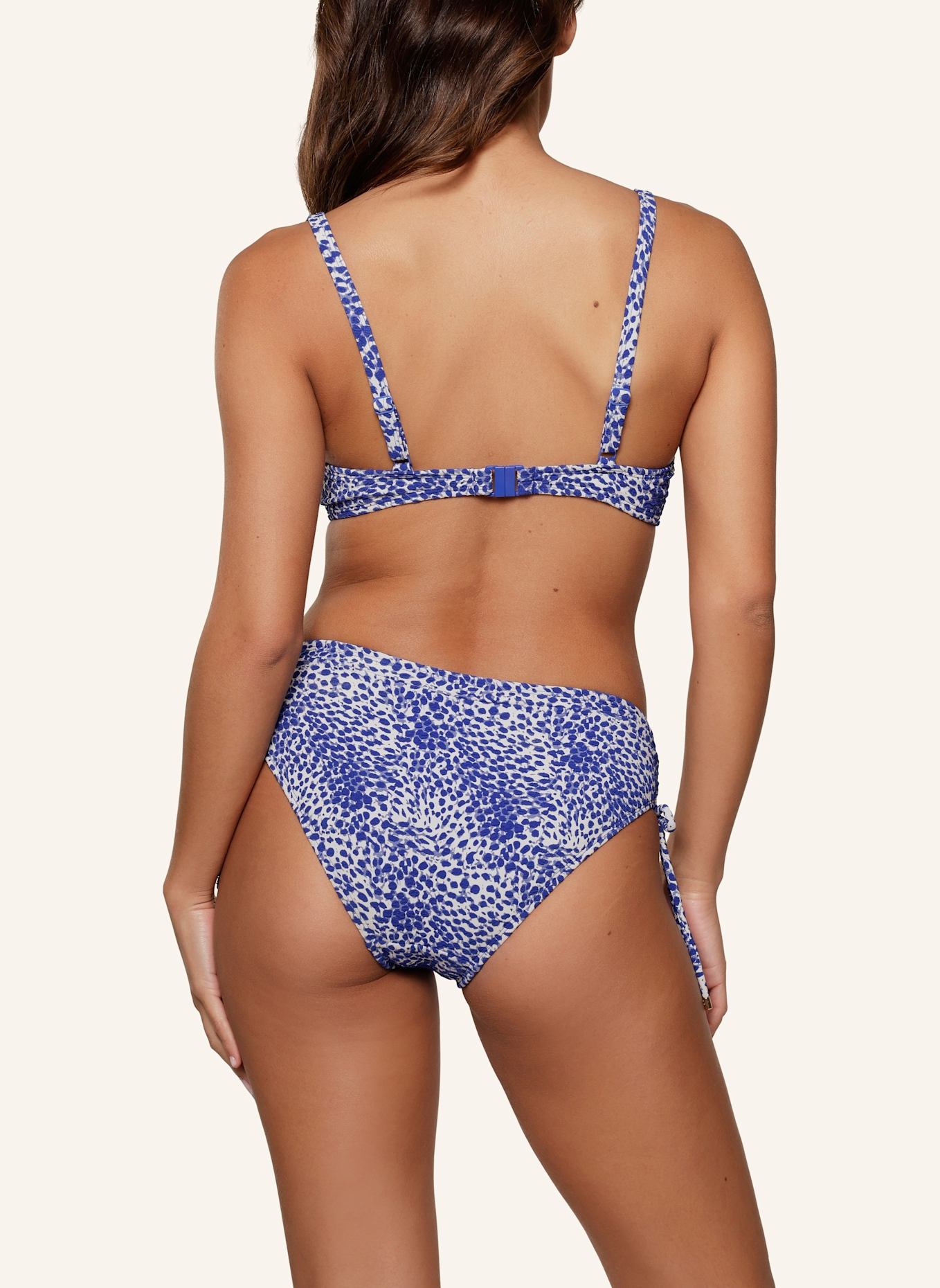 LINGADORE Bikini Short: BLAU/ WEISS