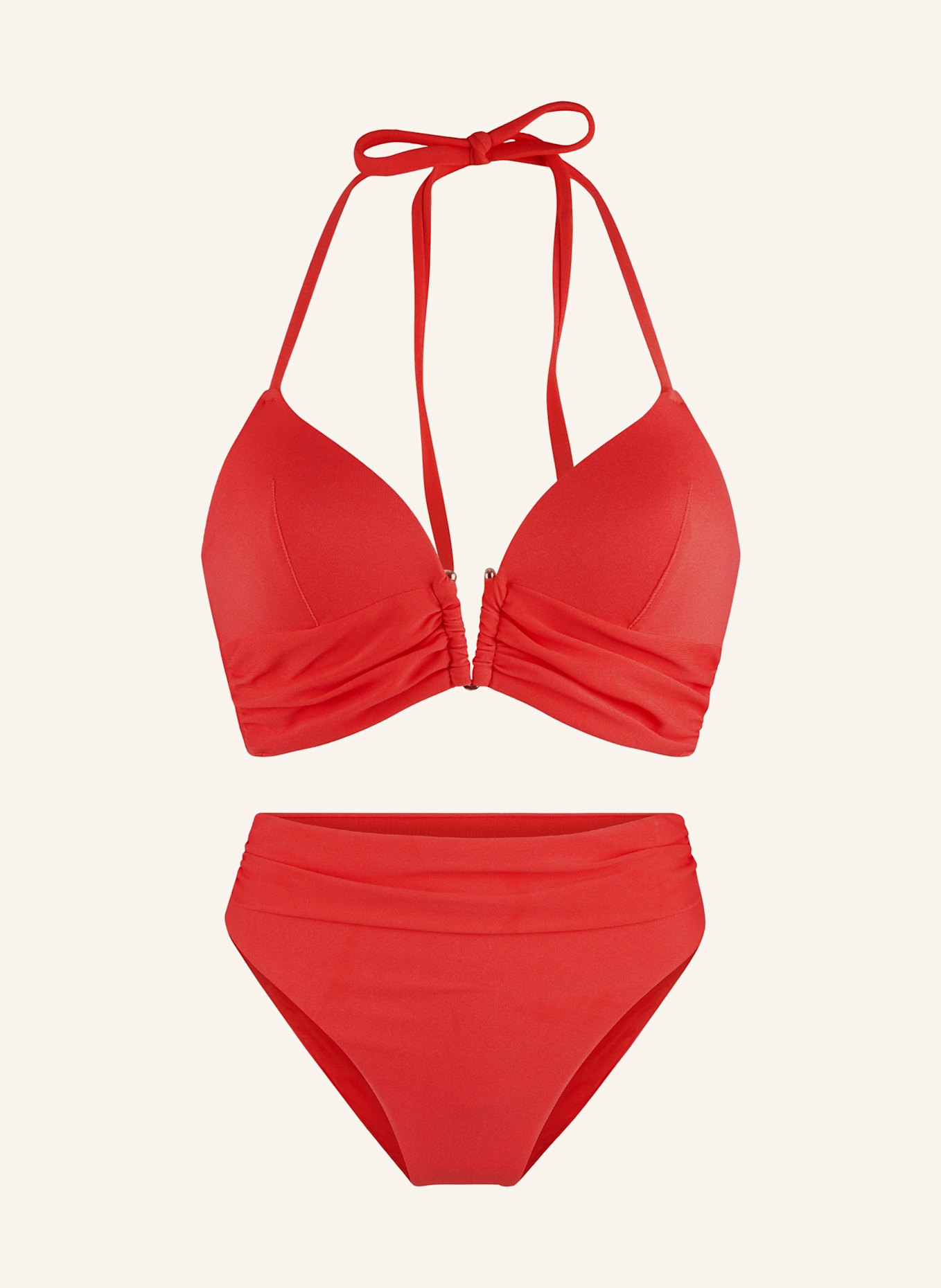 LINGADORE Triangle padded bikiniset: ROT