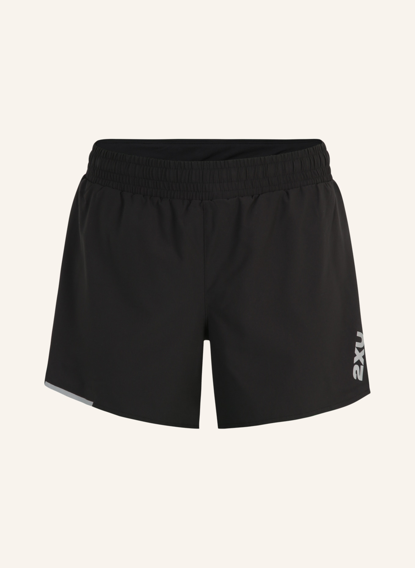 2XU Laufshorts AERO 5 INCH, Farbe: SCHWARZ/ SILBER (Bild 1)