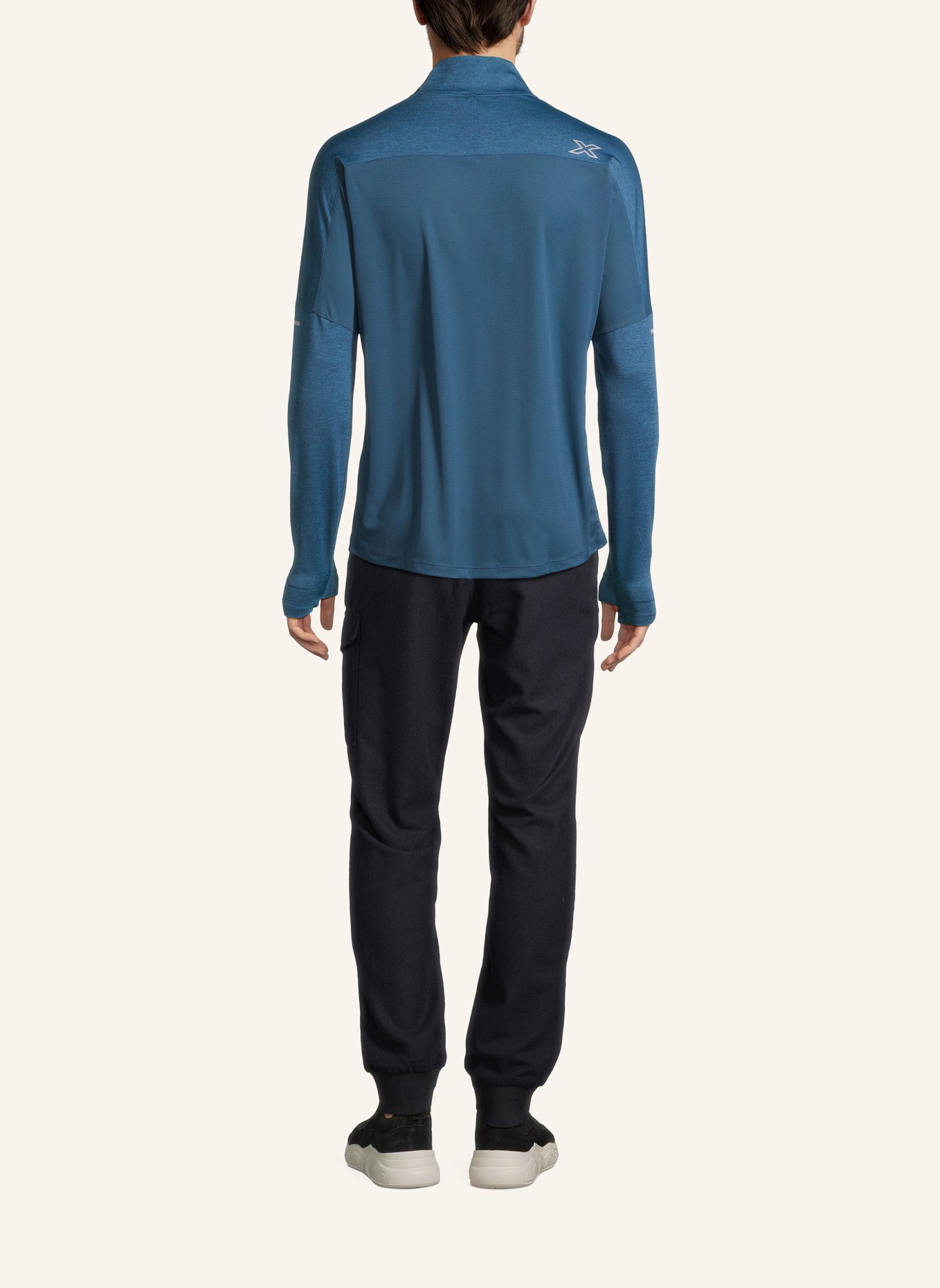 2XU Longsleeve AERO 1/2 ZIP, Farbe: BLAU (Bild 2)