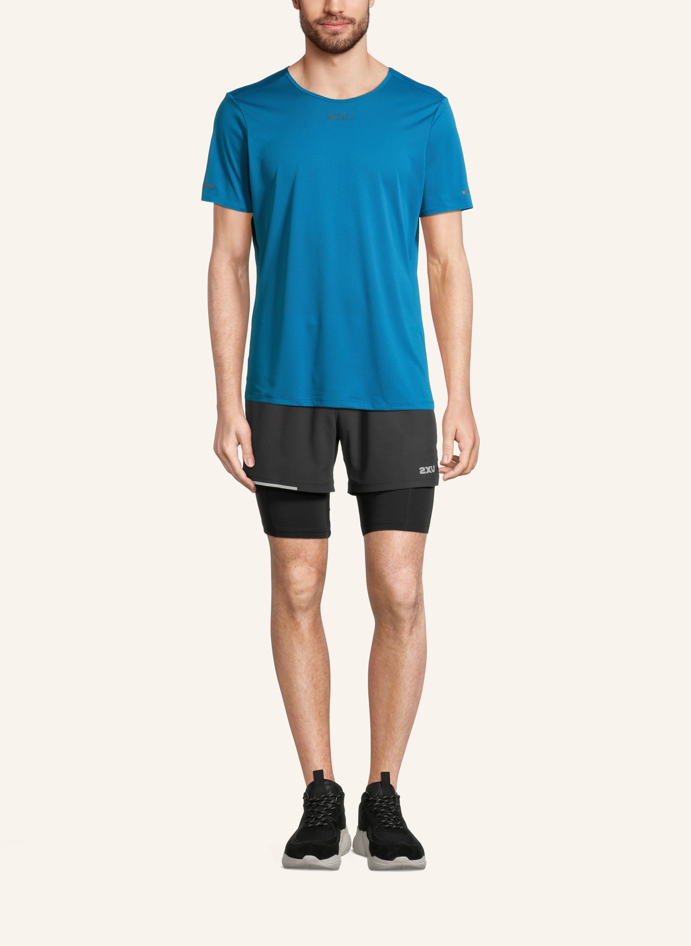 2XU Funktionsshirt LIGHT SPEED TECH TEE, Farbe: BLAU (Bild 4)