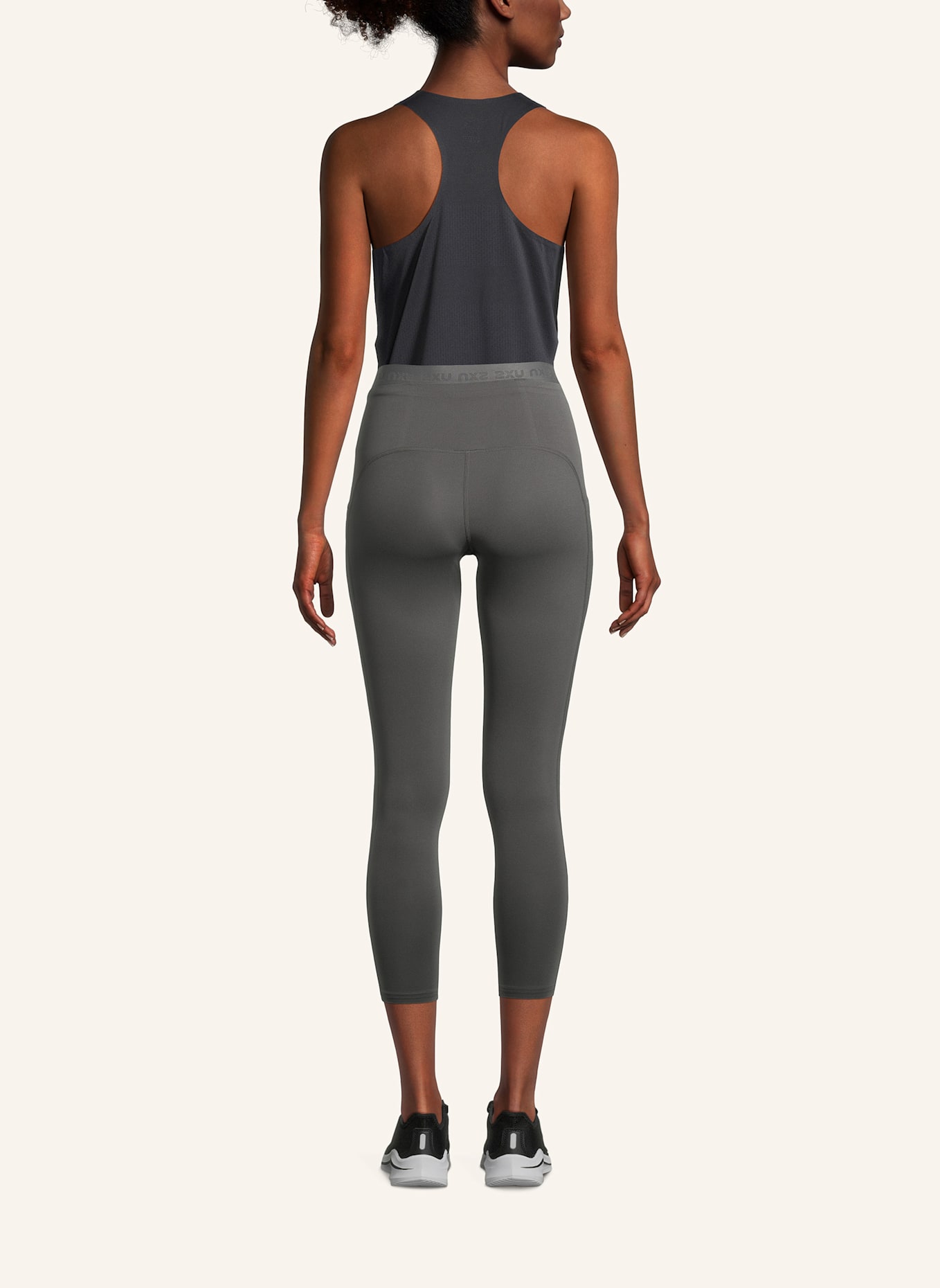 2XU Fitnesstight FORM STASH HI-RISE COMPRESSION 7/8: BLAU