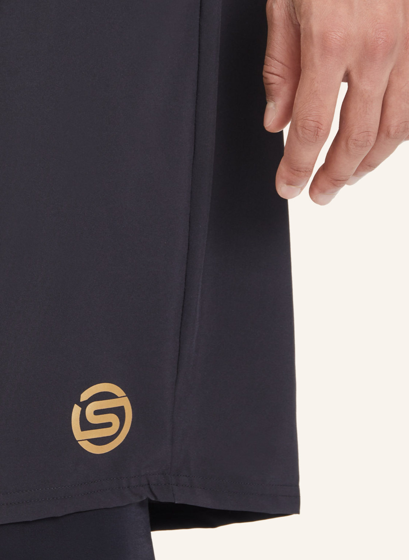 SKINS Kompressionshose S5 SUPERPOSE LONG TIGHTS: SCHWARZ