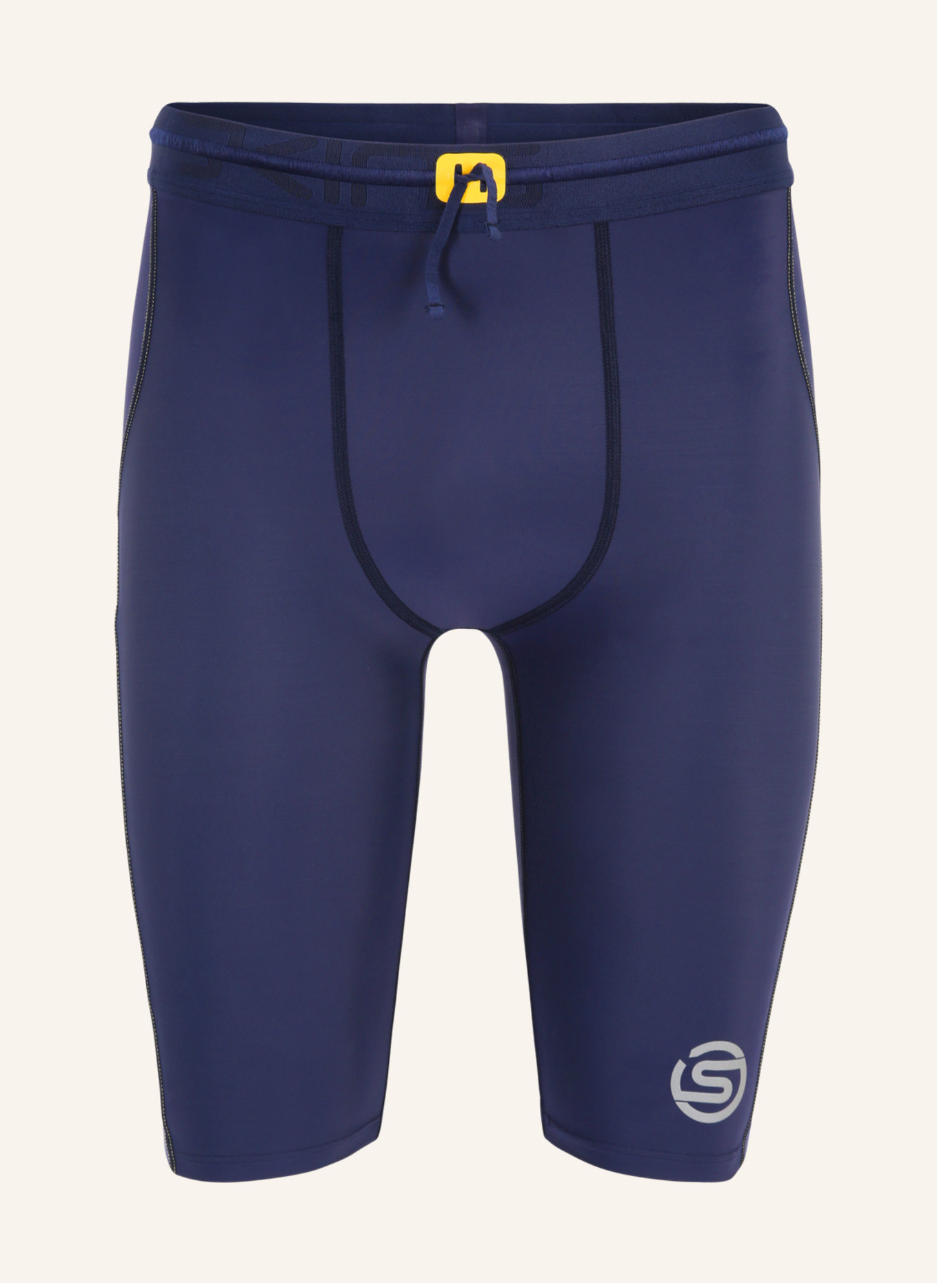 SKINS Kompressionshose S3 HALF TIGHTS: DUNKELBLAU