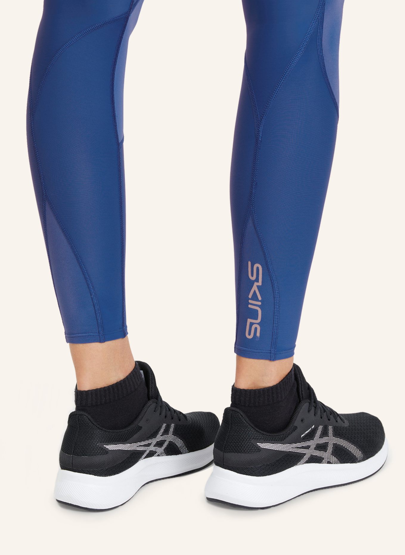 SKINS Lauftights S3 SKYSCRAPER: BLAU