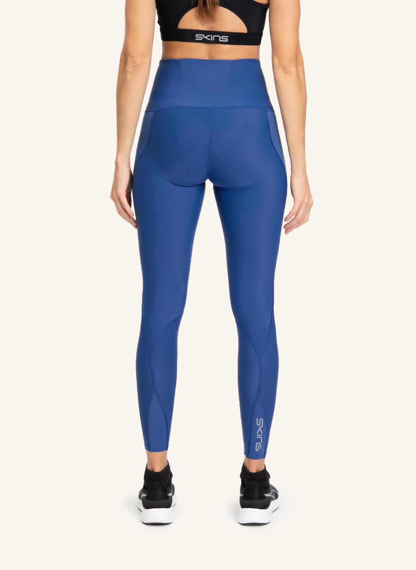 SKINS Lauftights S3 SKYSCRAPER: BLAU