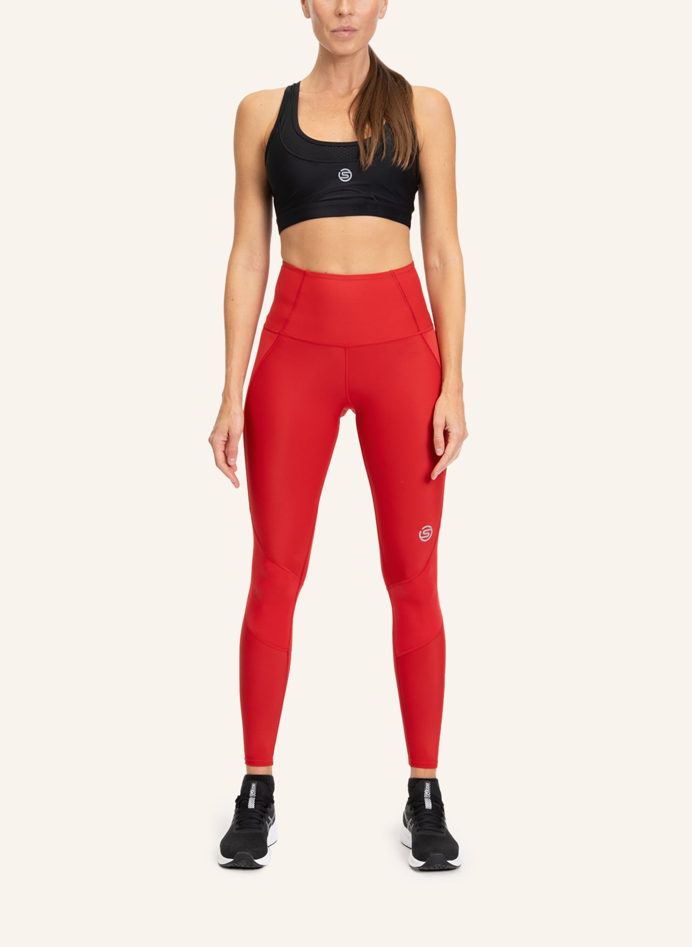 SKINS Lauftights S3 SKYSCRAPER: ROT