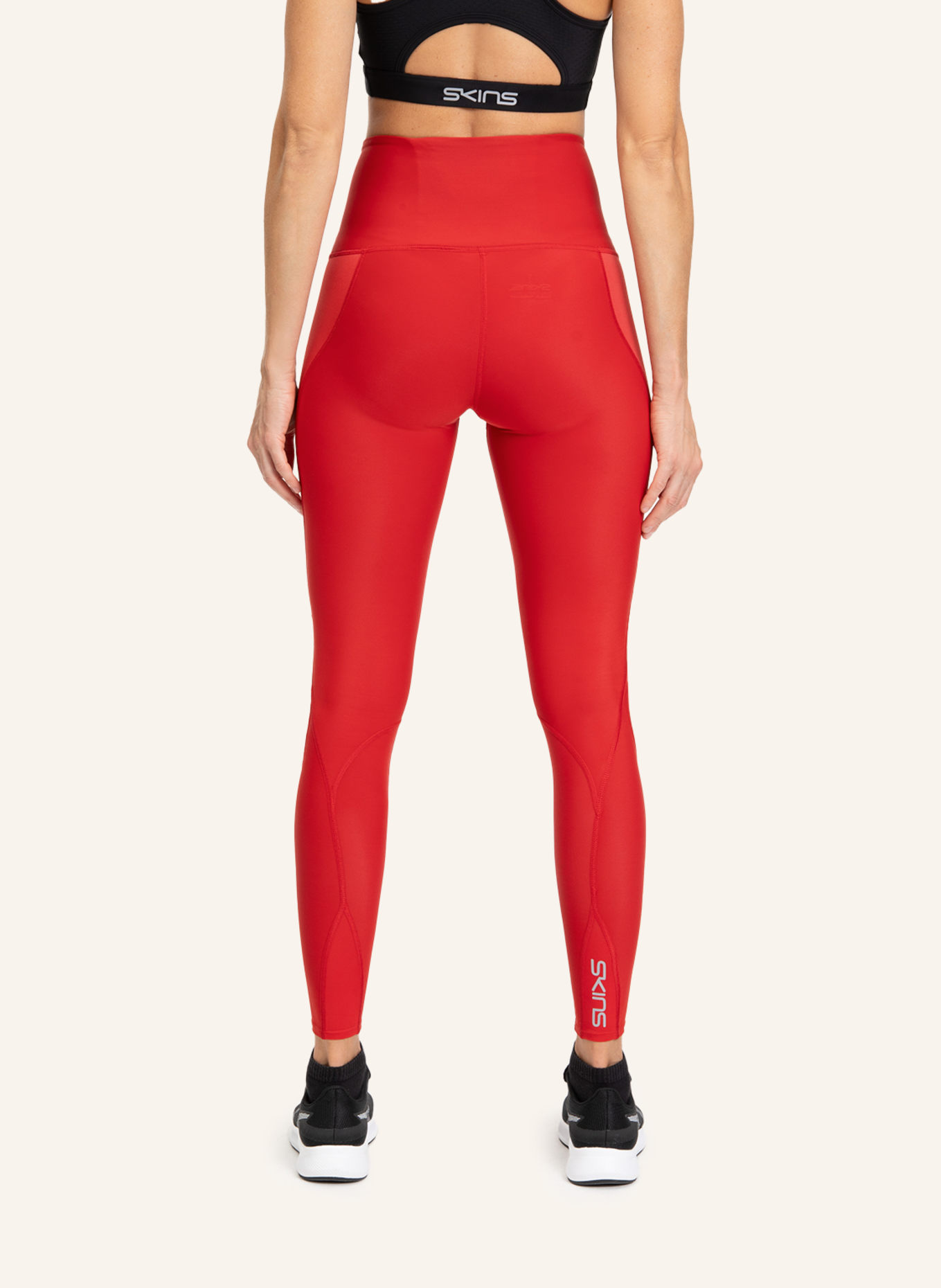 SKINS Lauftights S3 SKYSCRAPER: ROT