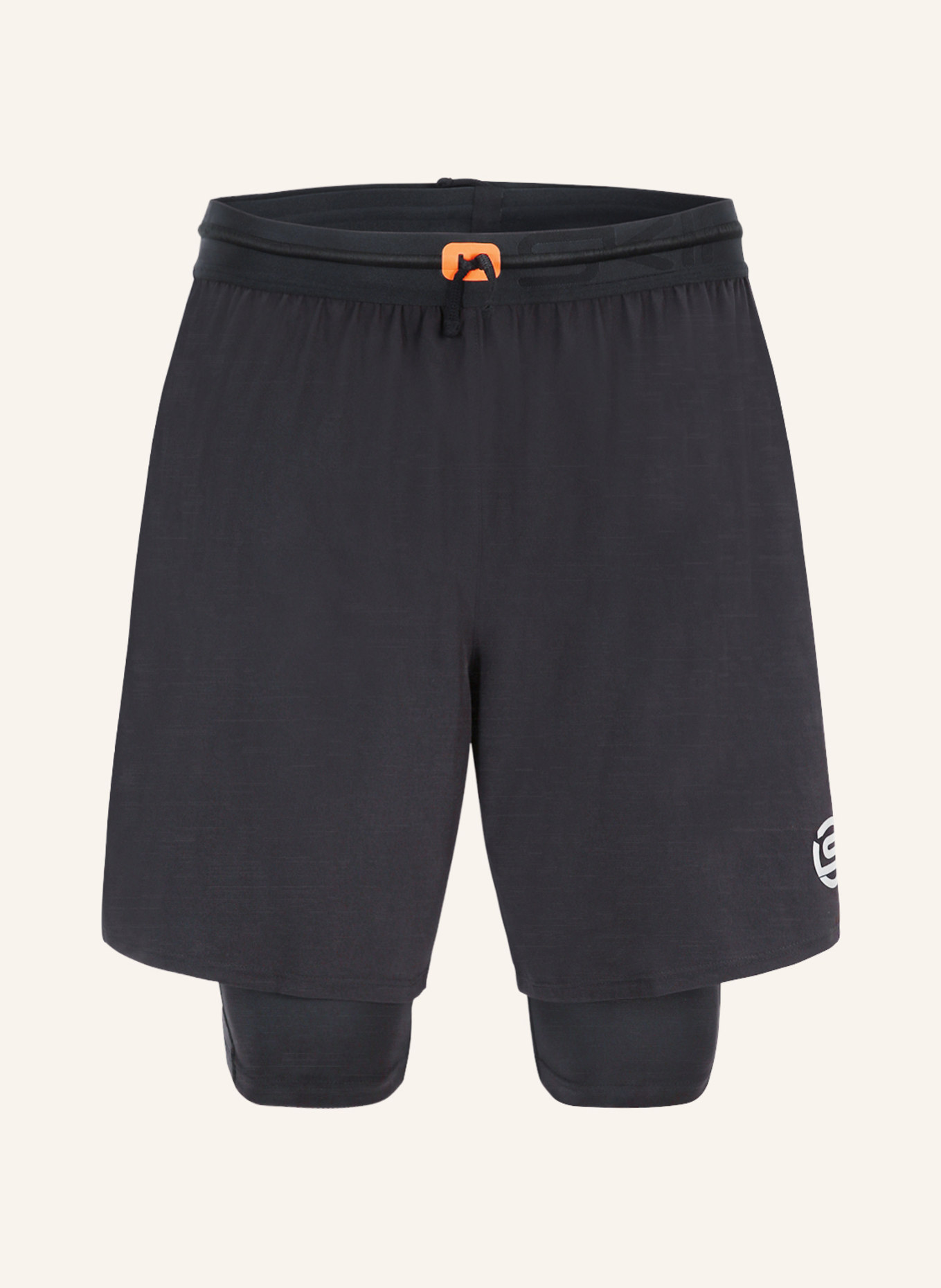 SKINS Kompressionshose S3 SUPERPOSE: SCHWARZ