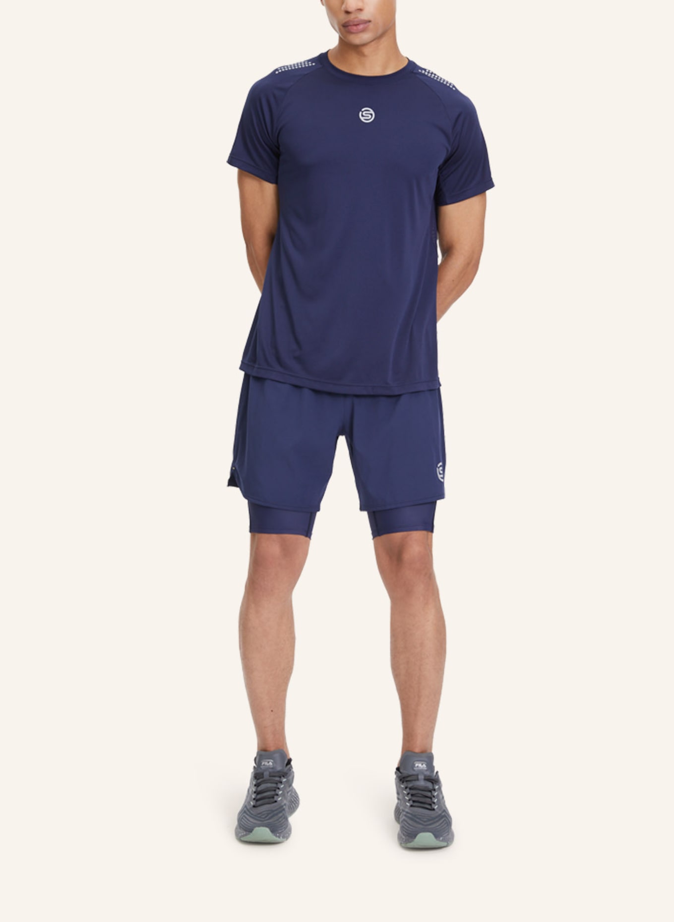 SKINS Kompressionshose S3 SUPERPOSE: DUNKELBLAU