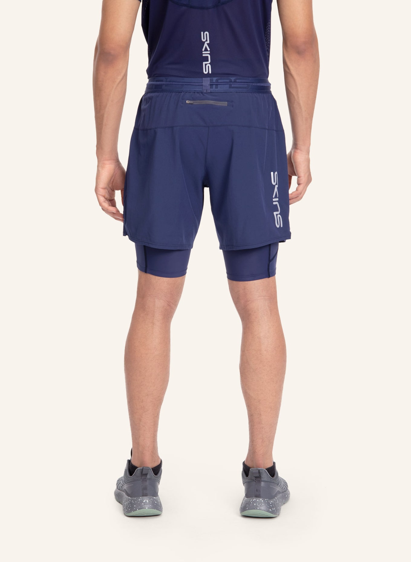 SKINS Kompressionshose S3 SUPERPOSE: DUNKELBLAU