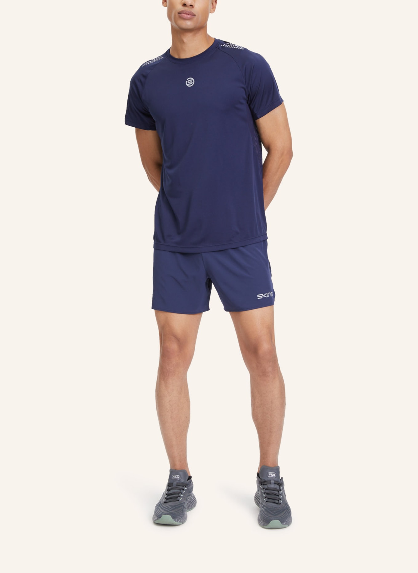 SKINS Laufshorts S3 RUN: DUNKELBLAU