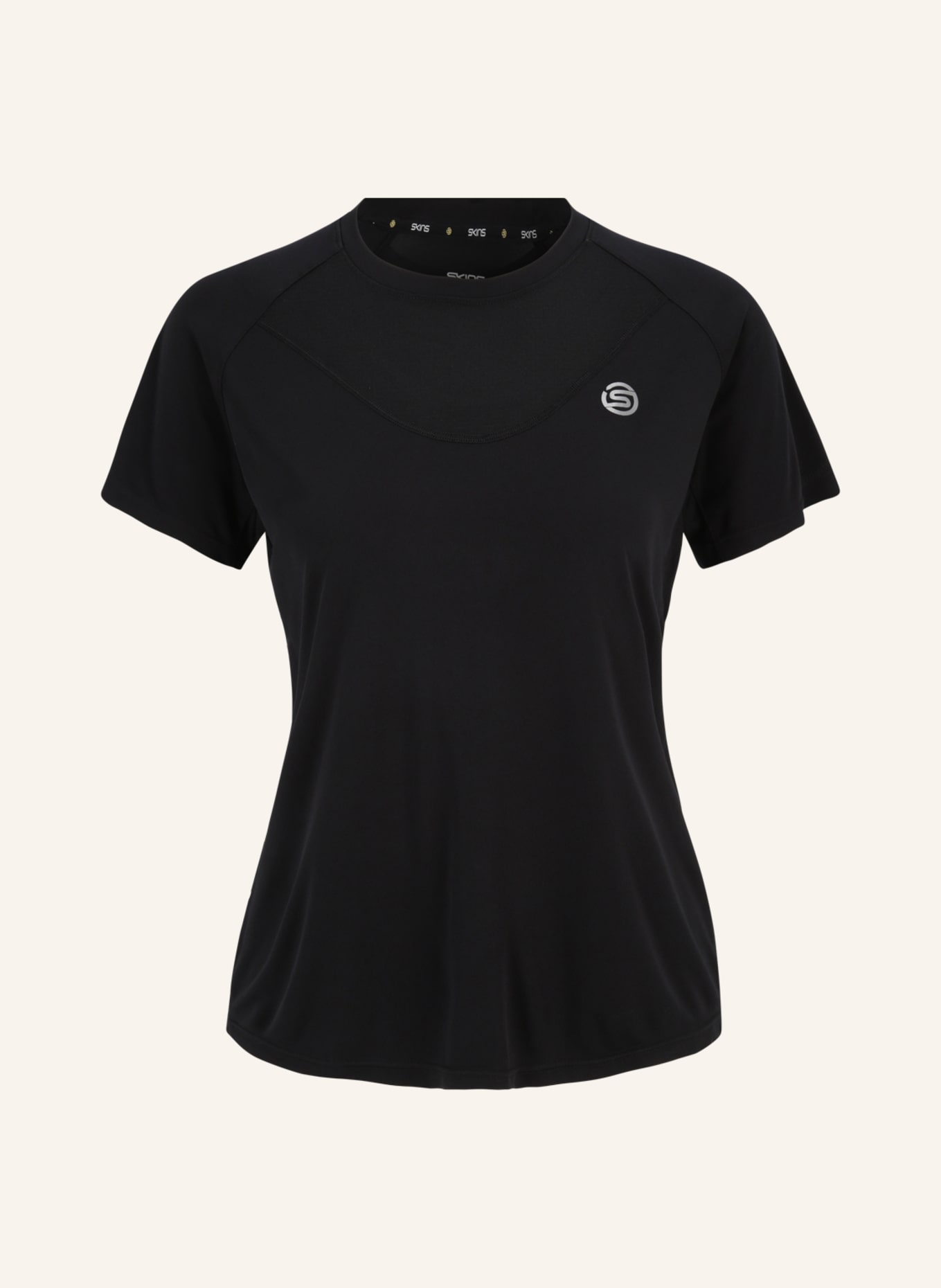 SKINS T-Shirt S3 SHORT SLEEVE TOP: SCHWARZ