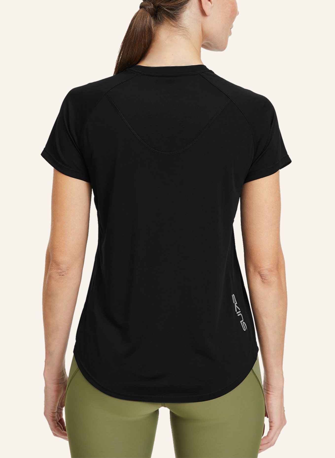 SKINS T-Shirt S3 SHORT SLEEVE TOP: SCHWARZ
