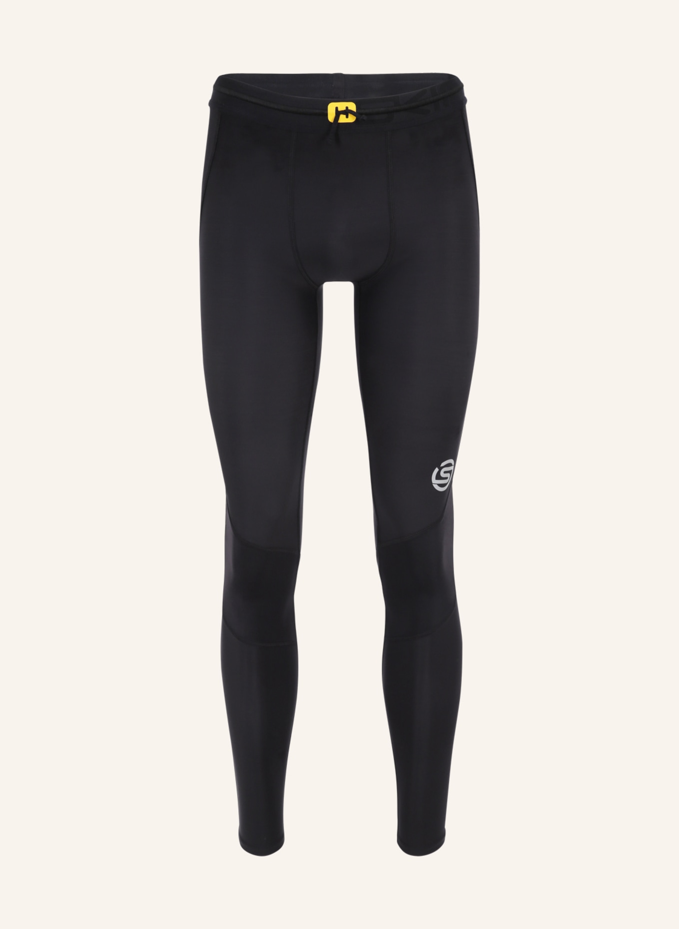 SKINS Kompressionshose S3 LONG TIGHTS: SCHWARZ