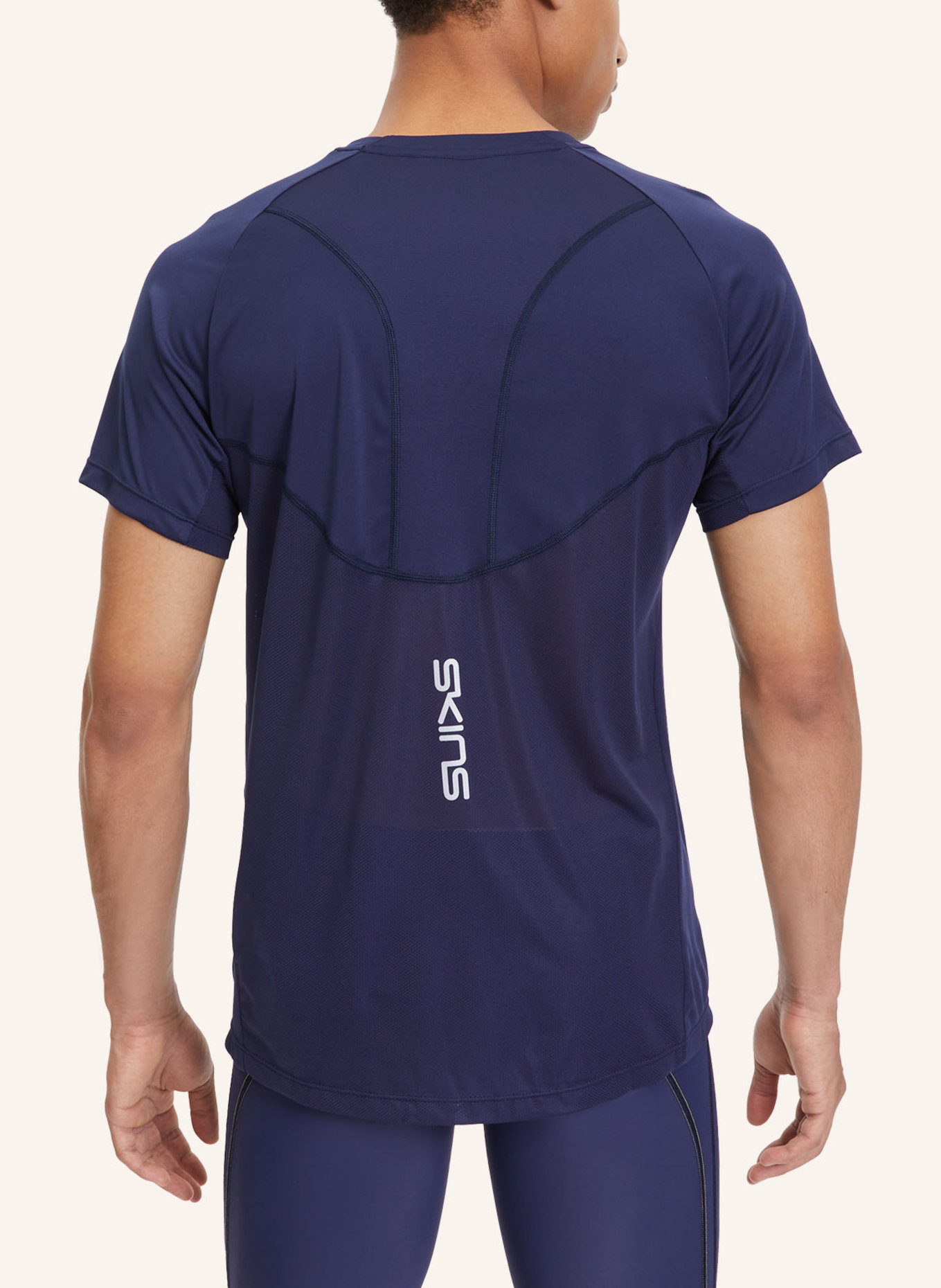 SKINS T-Shirt S3 SHORT SLEEVE TOP: DUNKELBLAU