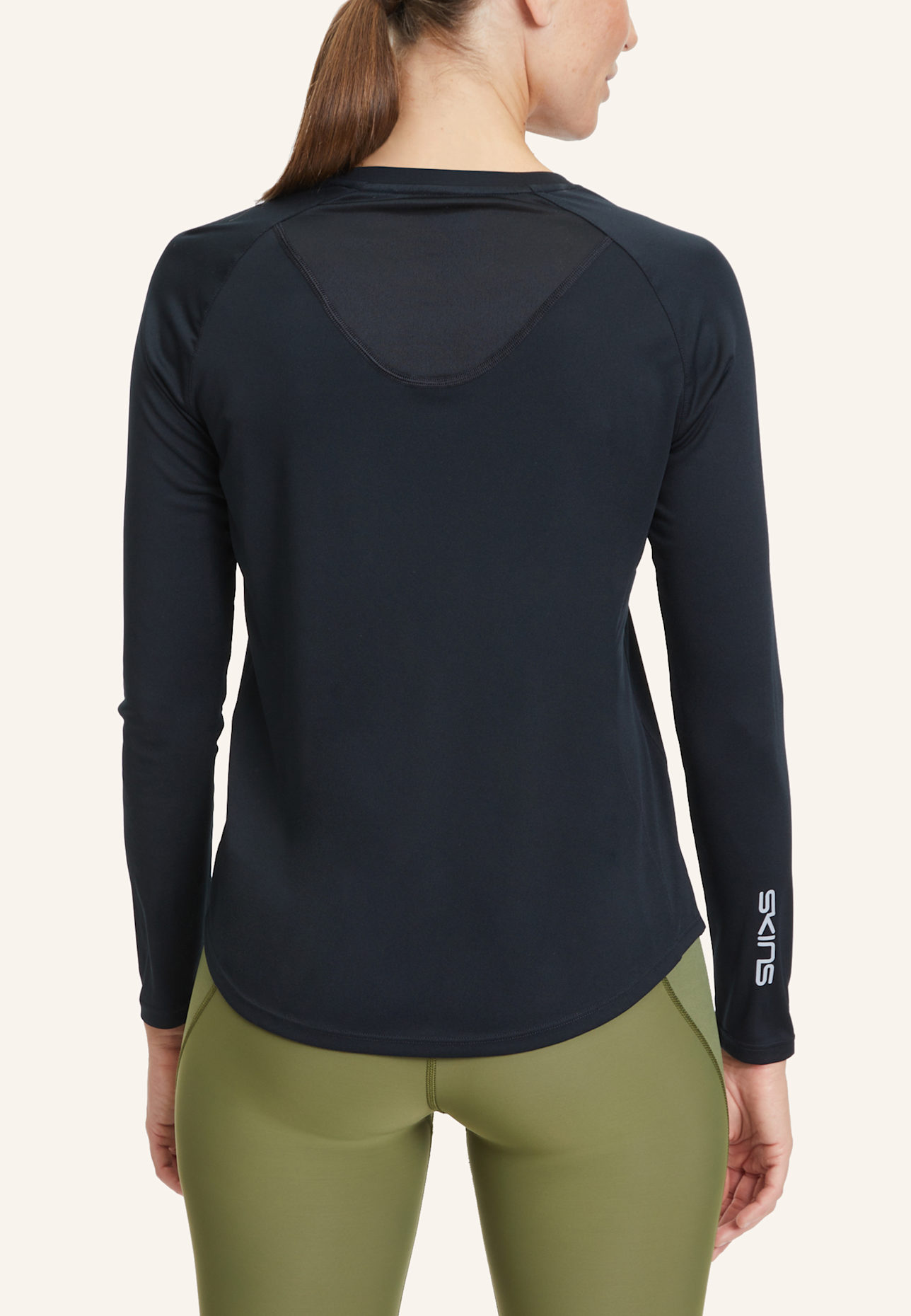 SKINS Longsleeve S3 LONG SLEEVE TOP: SCHWARZ