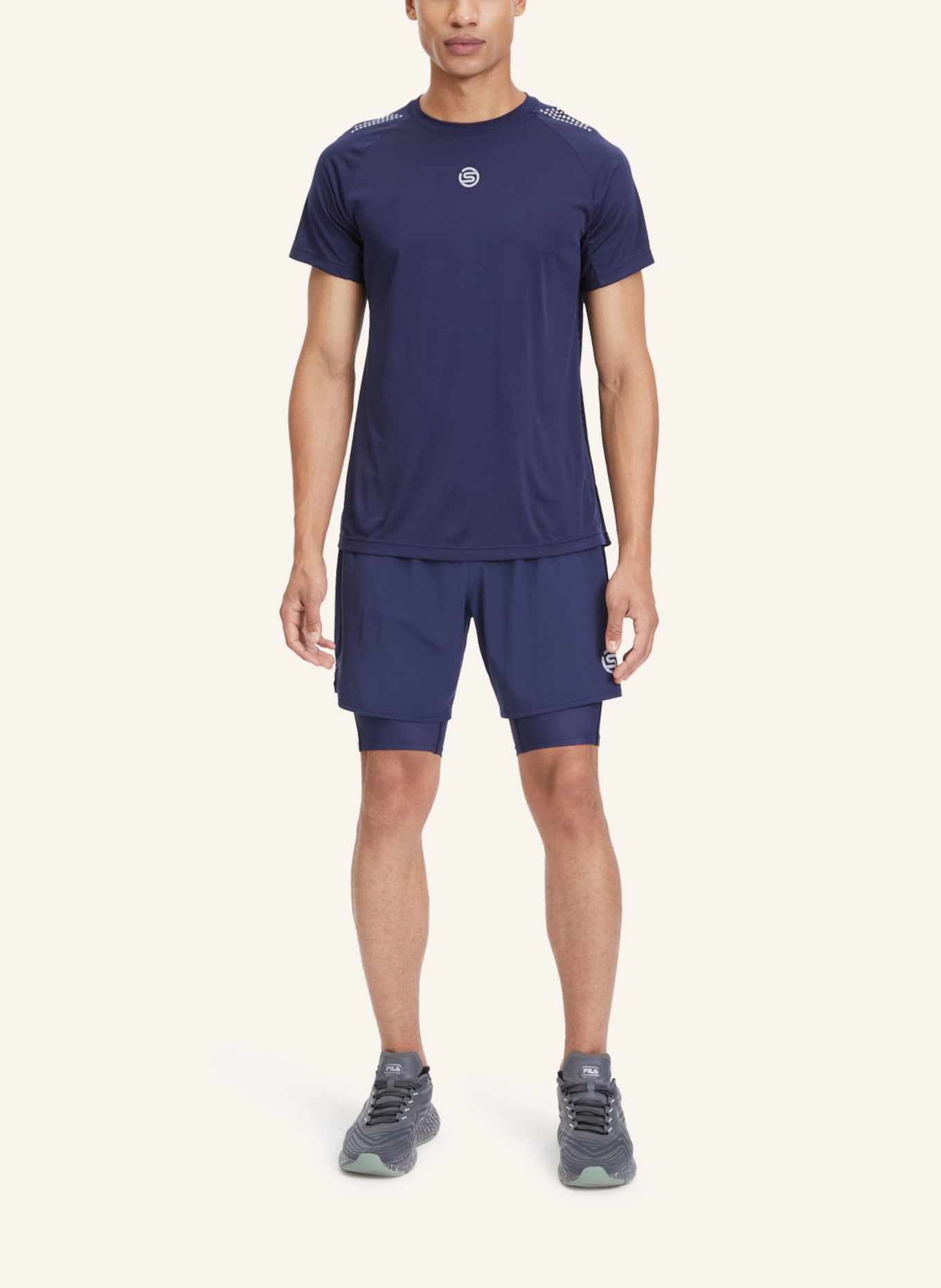 SKINS Longsleeve S3 LONG SLEEVE TOP: DUNKELBLAU