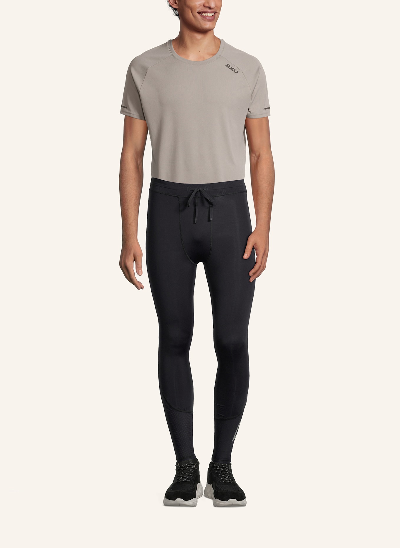 2XU Kompressionstight AERO MESH COMPRESSION TIGHTS: SCHWARZ