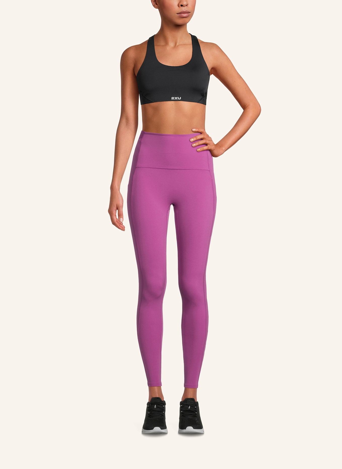2XU Fitnesstights FORM STASH HI-RISE COMP TIGHT: ROSA
