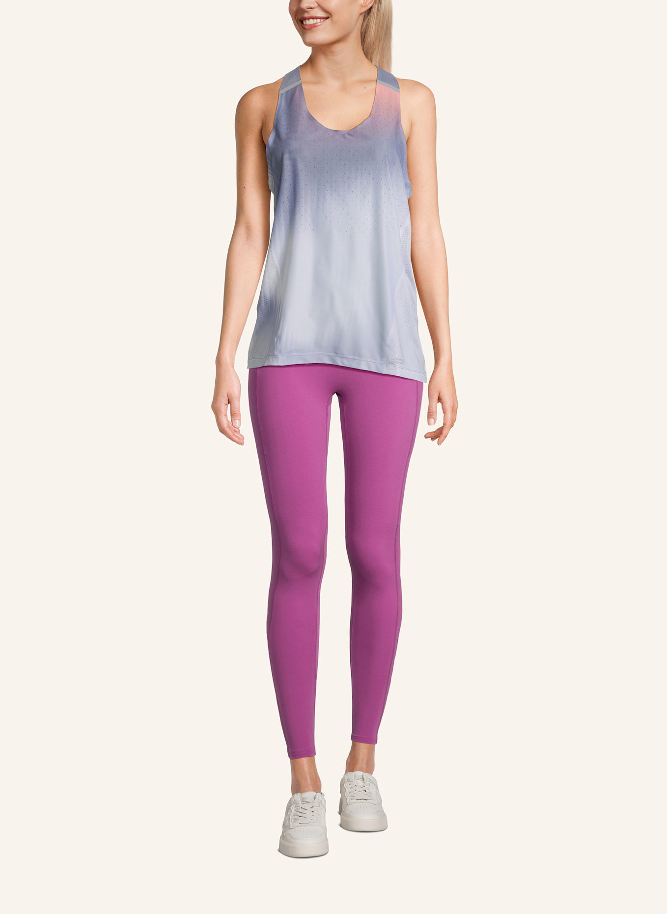 2XU Laufshirt LIGHT SPEED REACT SINGLET: BLAUGRAU