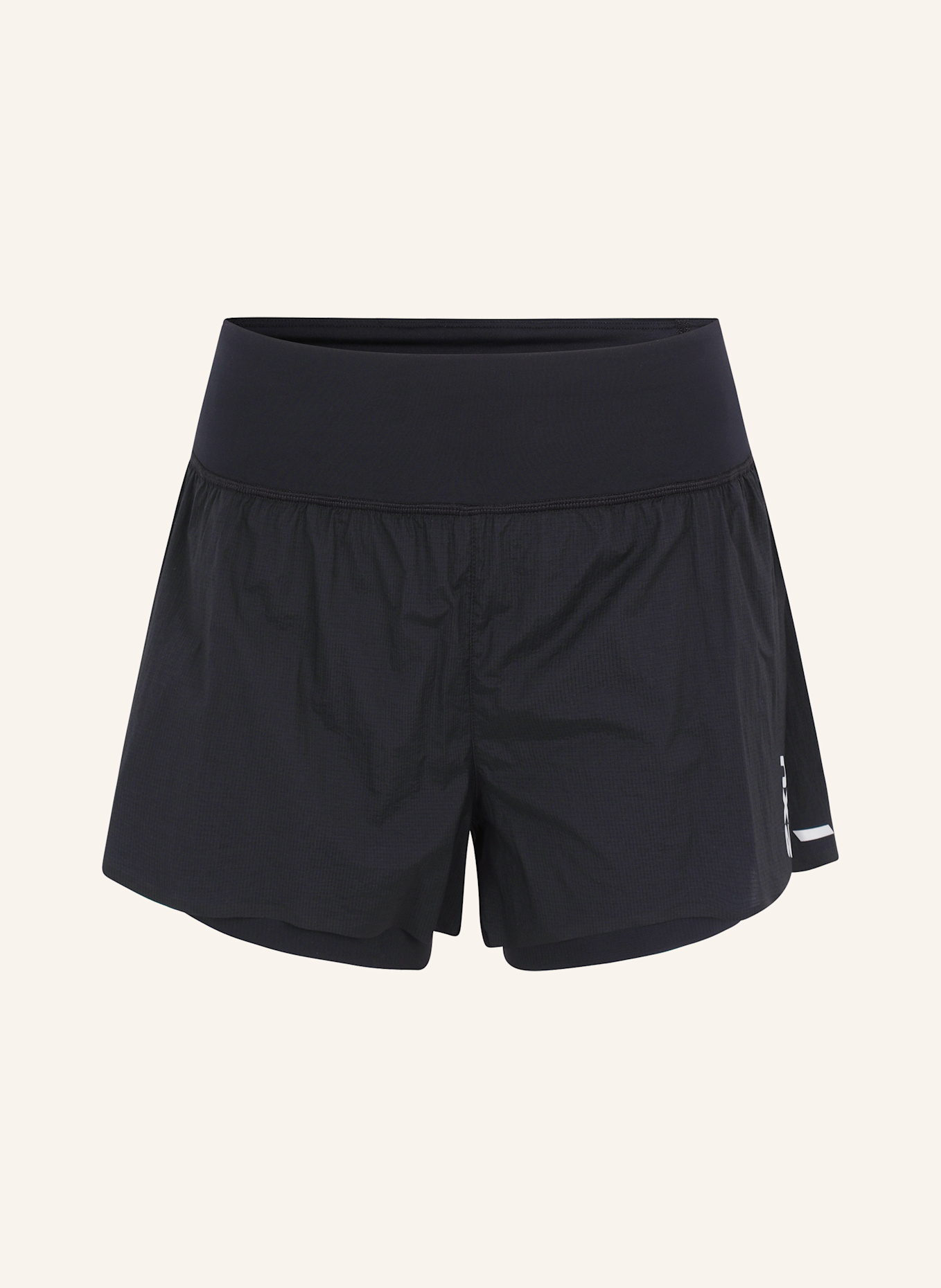 2XU Laufshort AERO HI-RISE 2-IN-1 3 INCH SHORTS: SCHWARZ