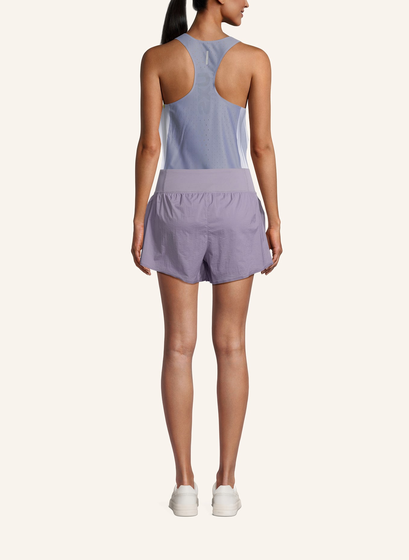 2XU Laufshort AERO HI-RISE 2-IN-1 3 INCH SHORTS: LILA