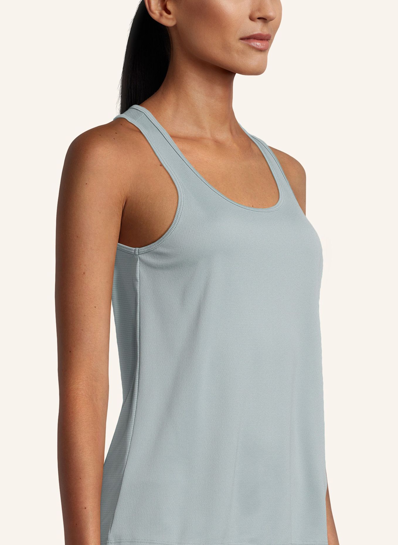 2XU Tanktop AERO SINGLET: BLAUGRAU