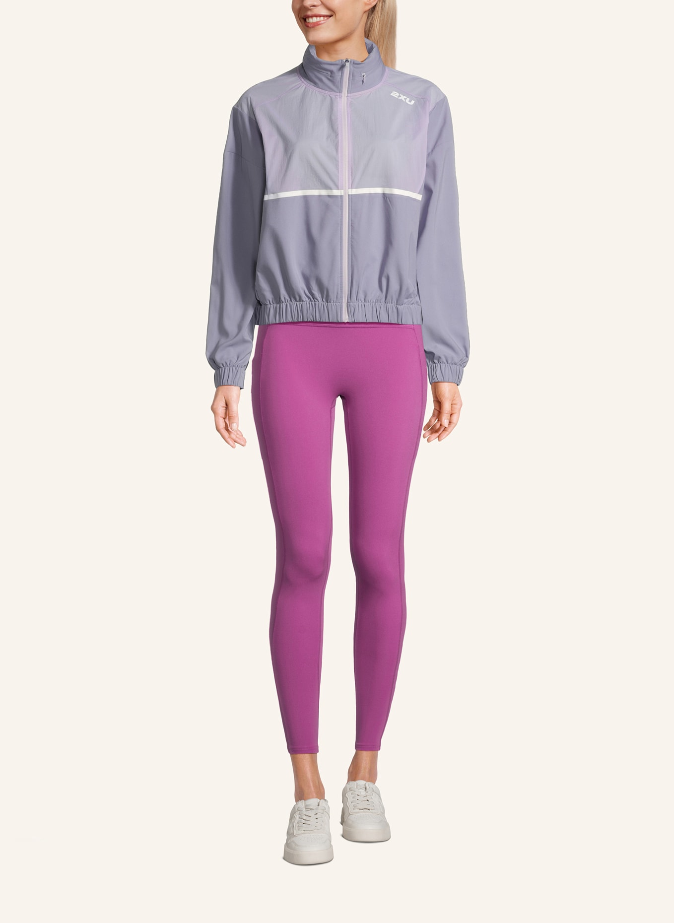 2XU Laufjacke AERO SHEER WINDBREAKER: LILA