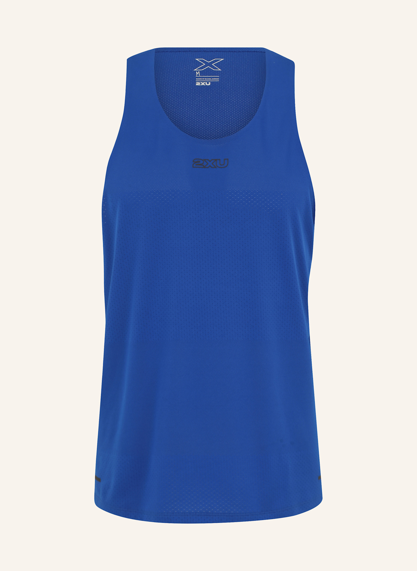 2XU Lauf Tank LIGHT SPEED TECH SINGLET: BLAU