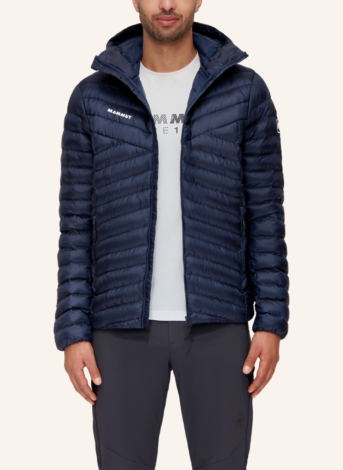 MAMMUT Isolationsjacke ALBULA mit Kapuze: BLAU