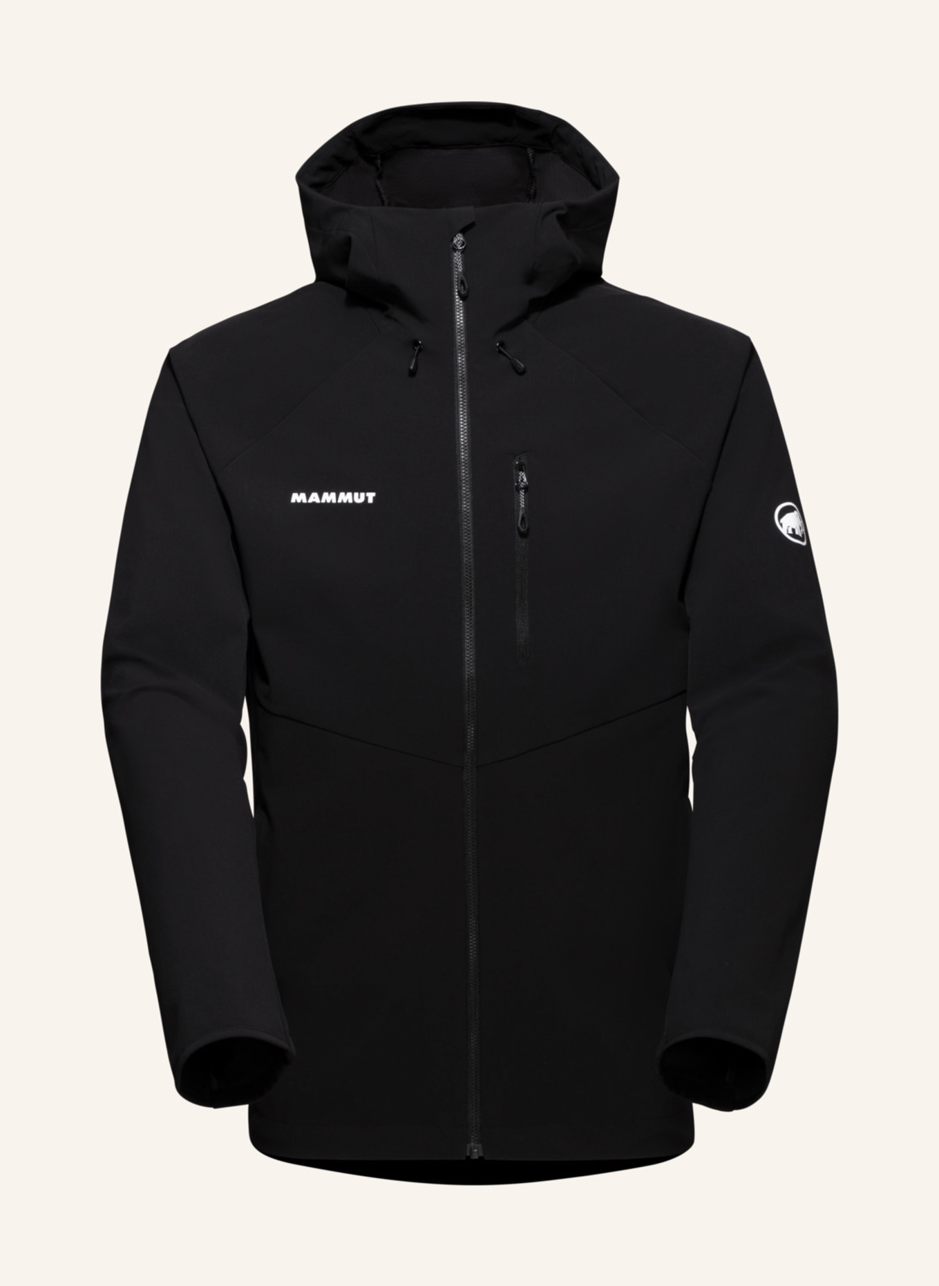 MAMMUT Mammut Ultimate Comfort SO Hooded Jacket Men, Farbe: SCHWARZ (Bild 1)