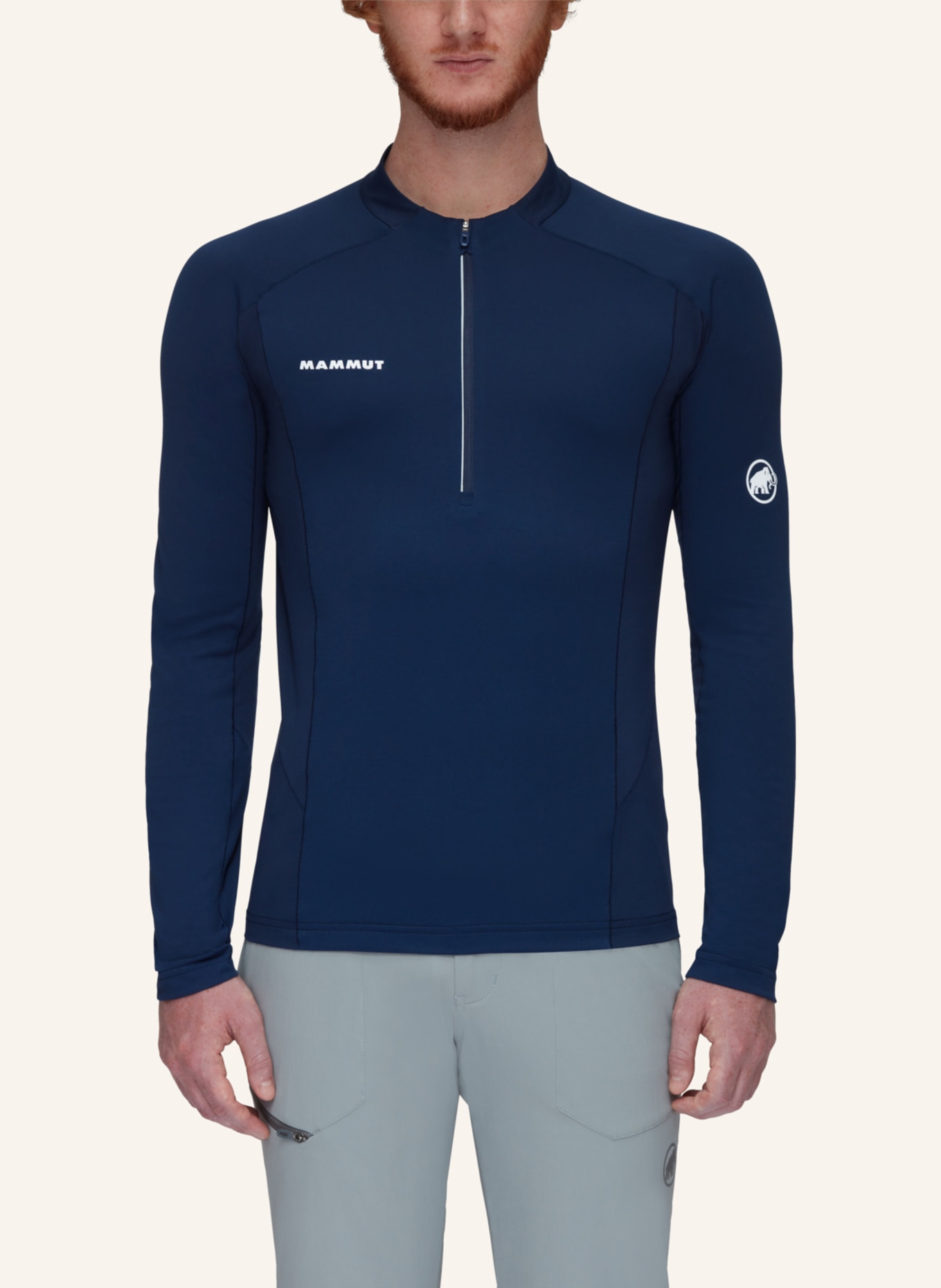 MAMMUT Mammut Aenergy FL Half Zip Longsleeve Men, Farbe: BLAU (Bild 4)