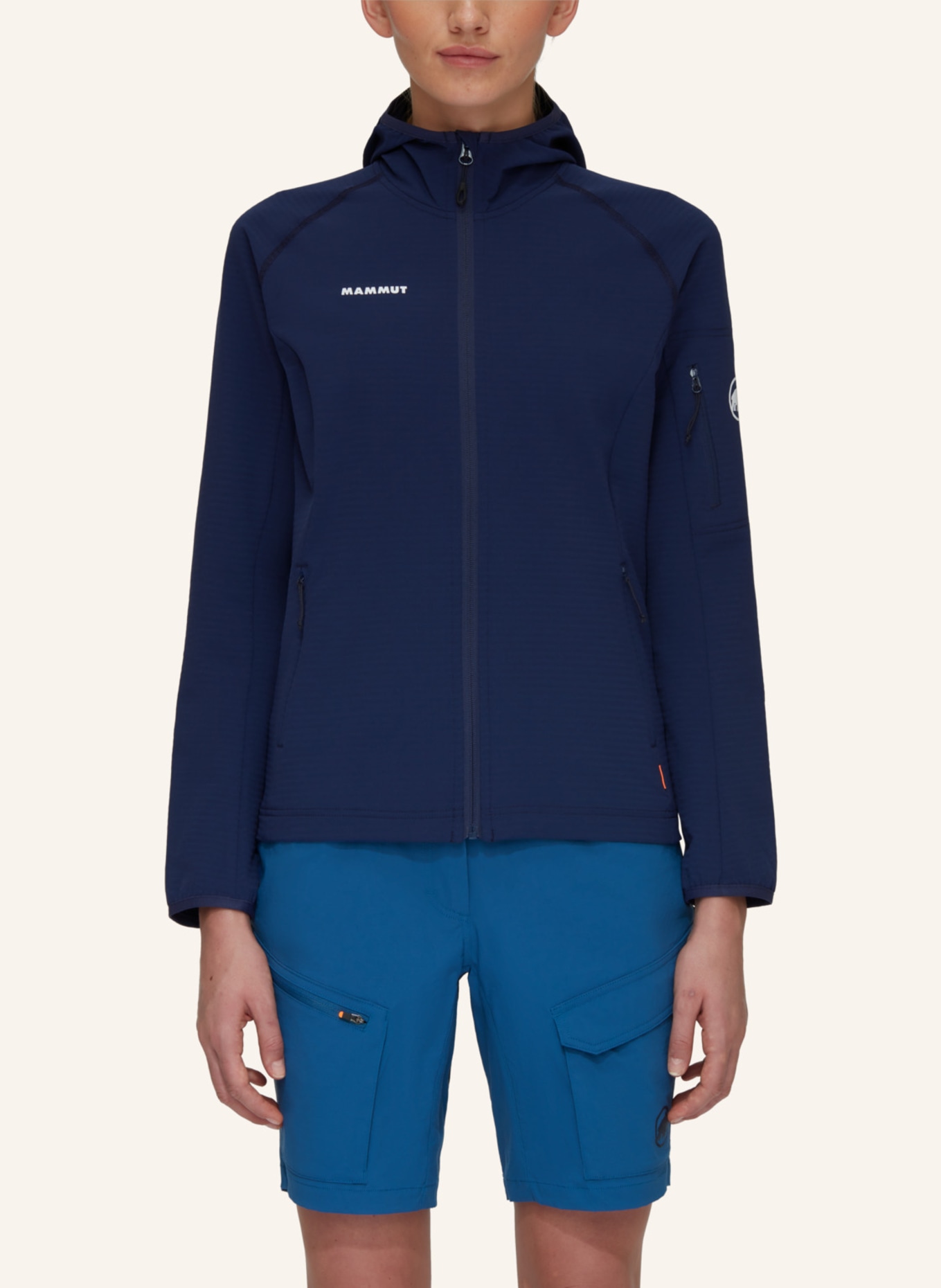 MAMMUT Mammut Madris Light ML Hooded Jacket Women, Farbe: BLAU (Bild 5)