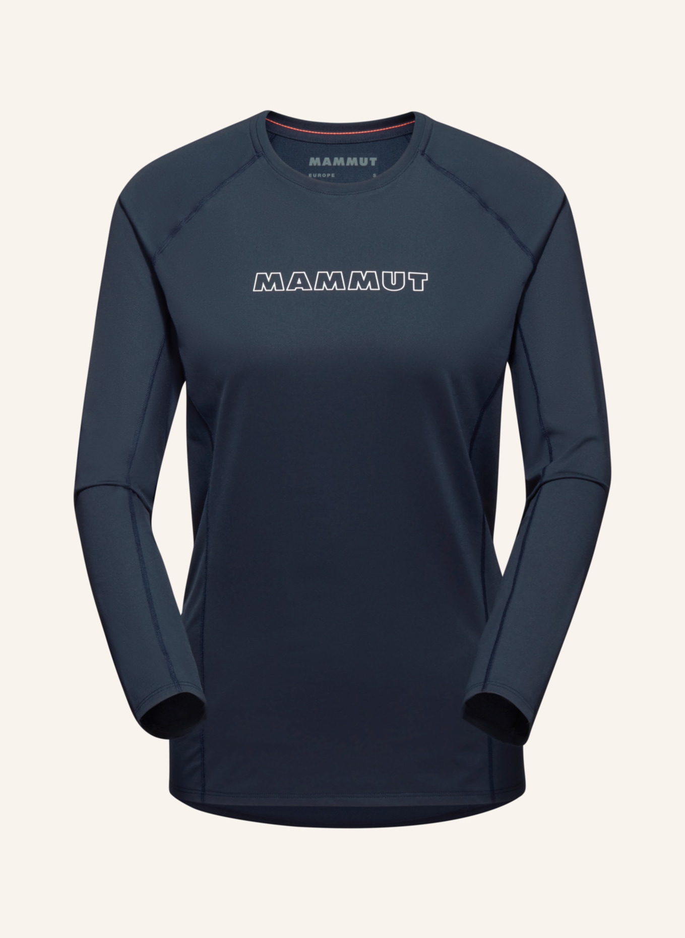 MAMMUT Mammut Selun FL Longsleeve Women Logo, Farbe: BLAU (Bild 1)