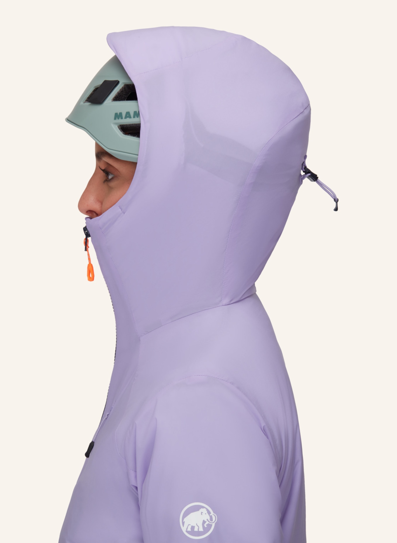 MAMMUT Mammut Rime IN Flex Hooded Jacket Women, Farbe: LILA (Bild 5)