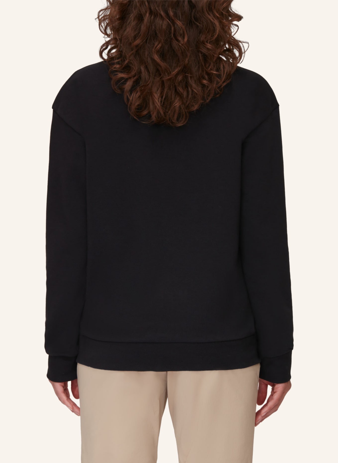 MAMMUT Midlayer Pullover MAMMUT CORE CREW NECK ORIGINAL: SCHWARZ