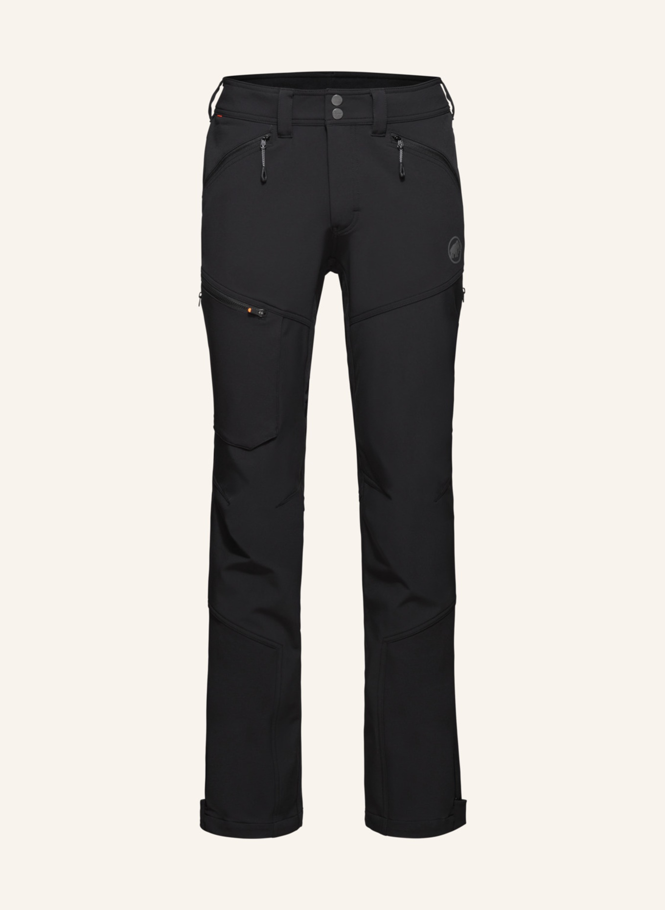 MAMMUT Mammut Zinal Guide SO Hybrid Pants Men, Farbe: SCHWARZ (Bild 1)