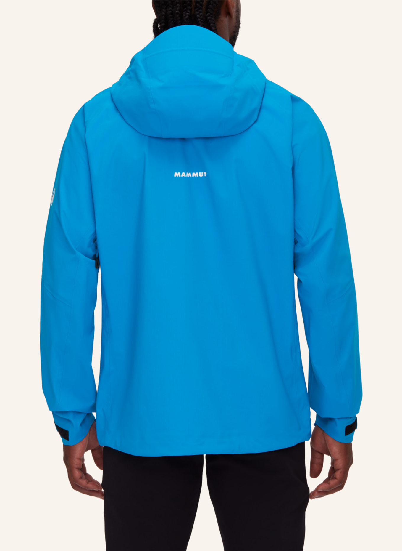 MAMMUT Hardshelljacke TAISS mit Kapuze: BLAU