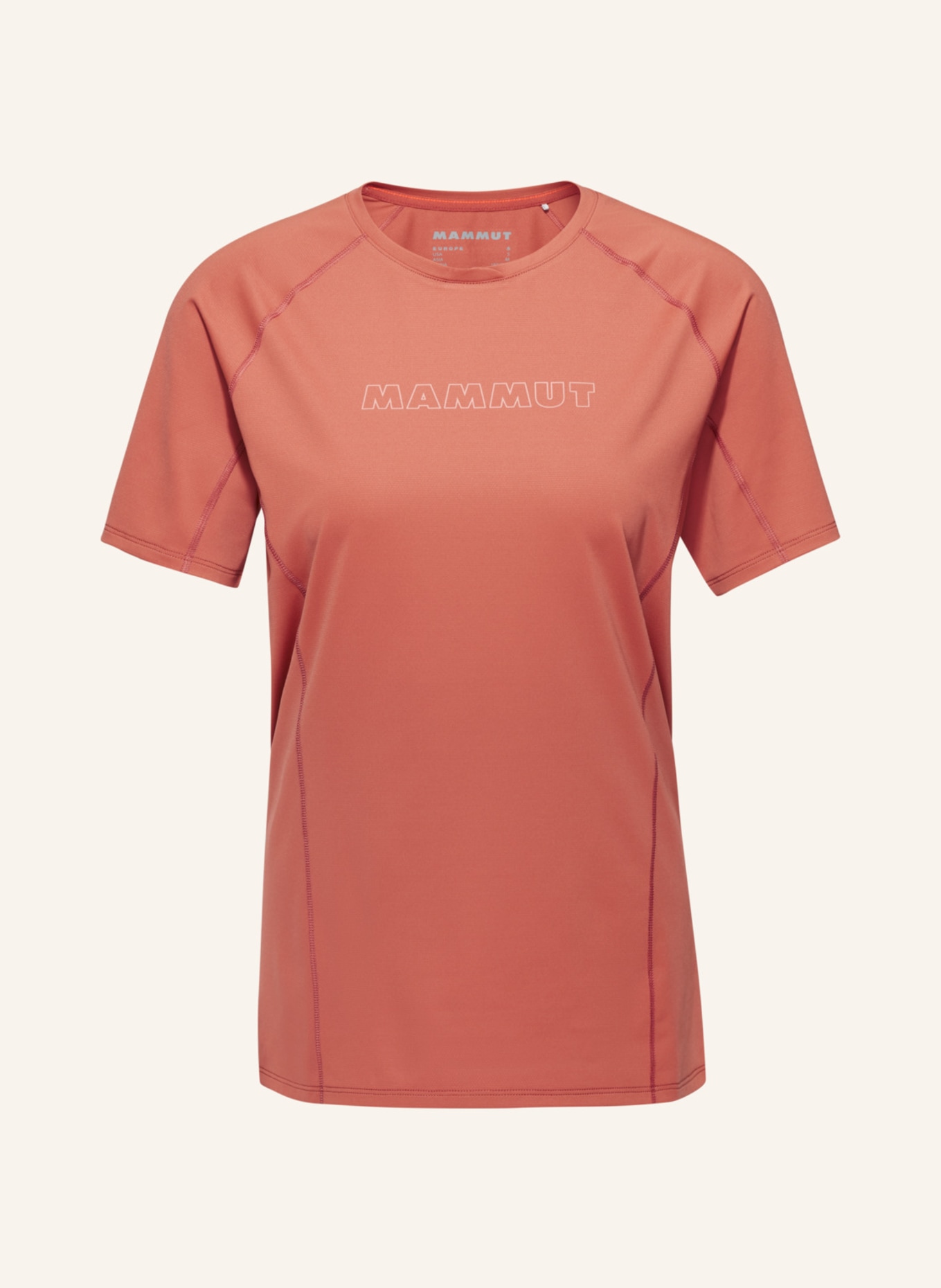 MAMMUT Mammut Selun FL T-Shirt Women Logo, Farbe: ROT (Bild 1)