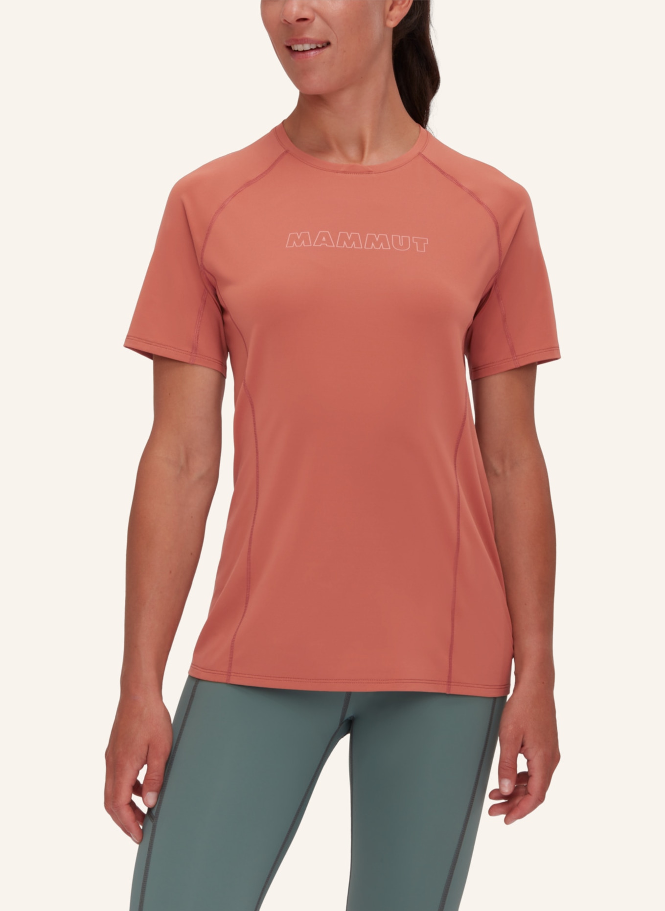 MAMMUT Mammut Selun FL T-Shirt Women Logo, Farbe: ROT (Bild 4)