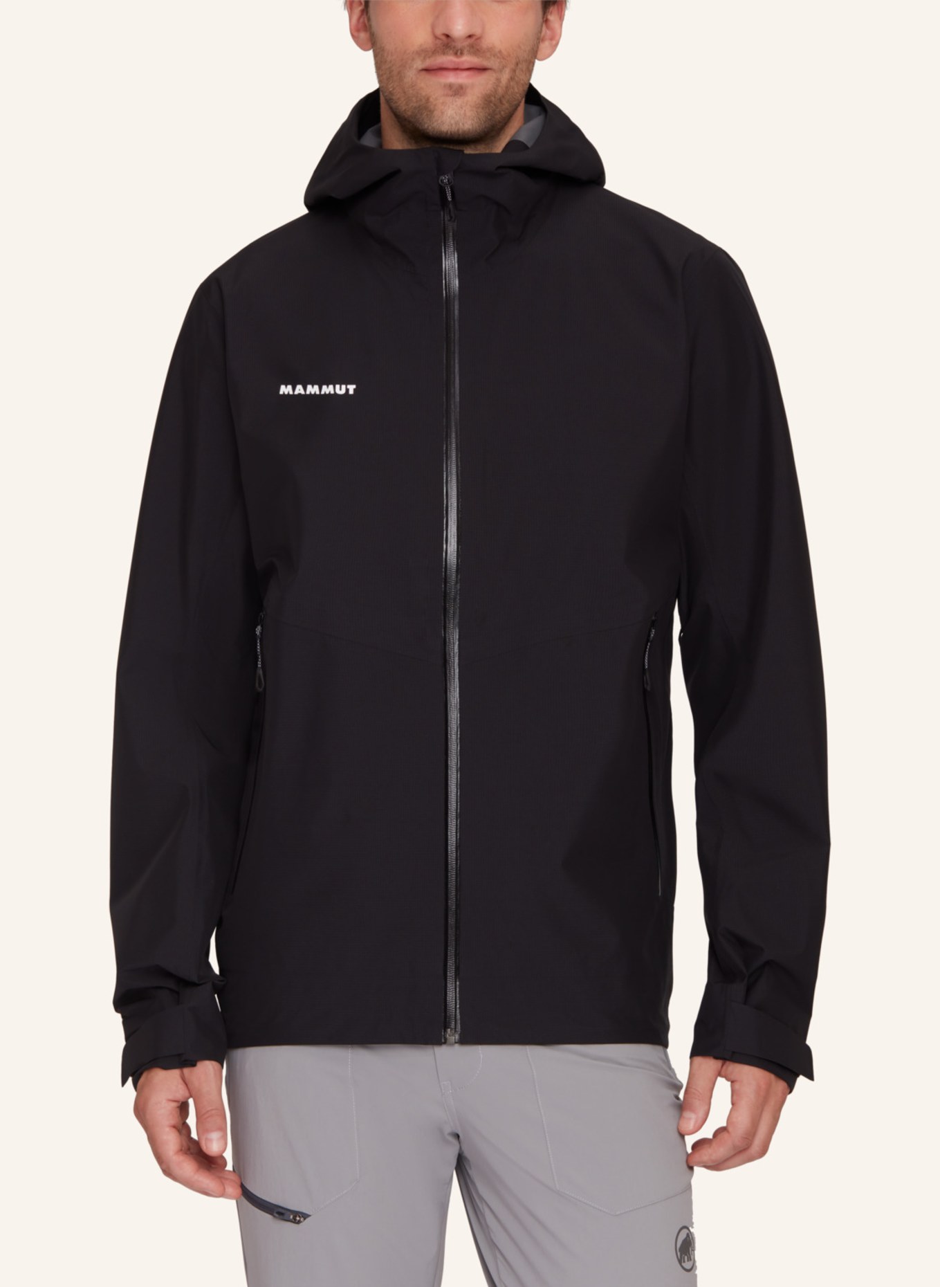 MAMMUT Hardshelljacke ALTO LIGHT HOODED, Farbe: SCHWARZ (Bild 8)