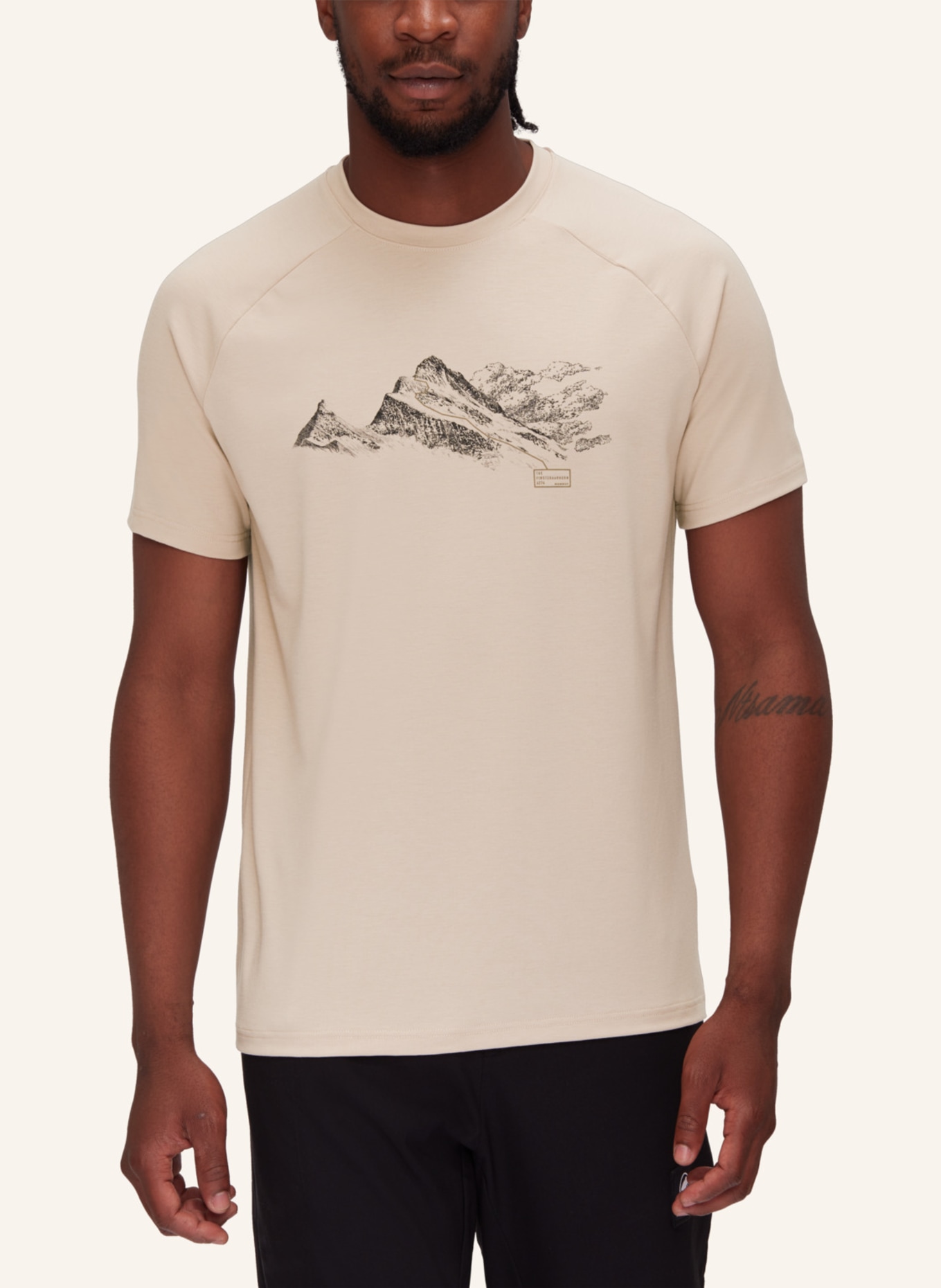 MAMMUT Mammut Mountain T-Shirt Men Finsteraarhorn, Farbe: BEIGE/ BRAUN/ CAMEL (Bild 4)