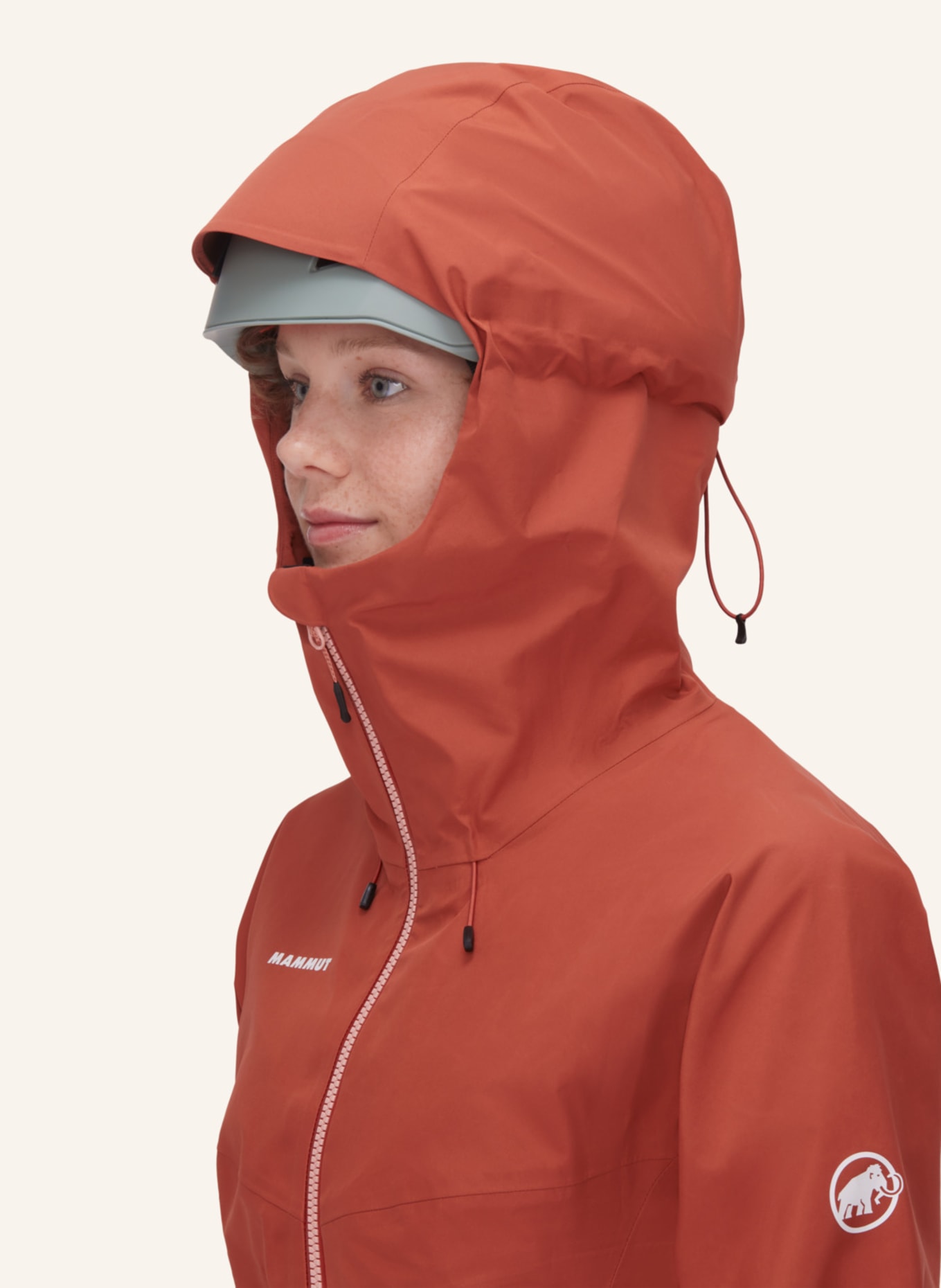 MAMMUT Crater IV HS Hooded Jacket Women: ROT