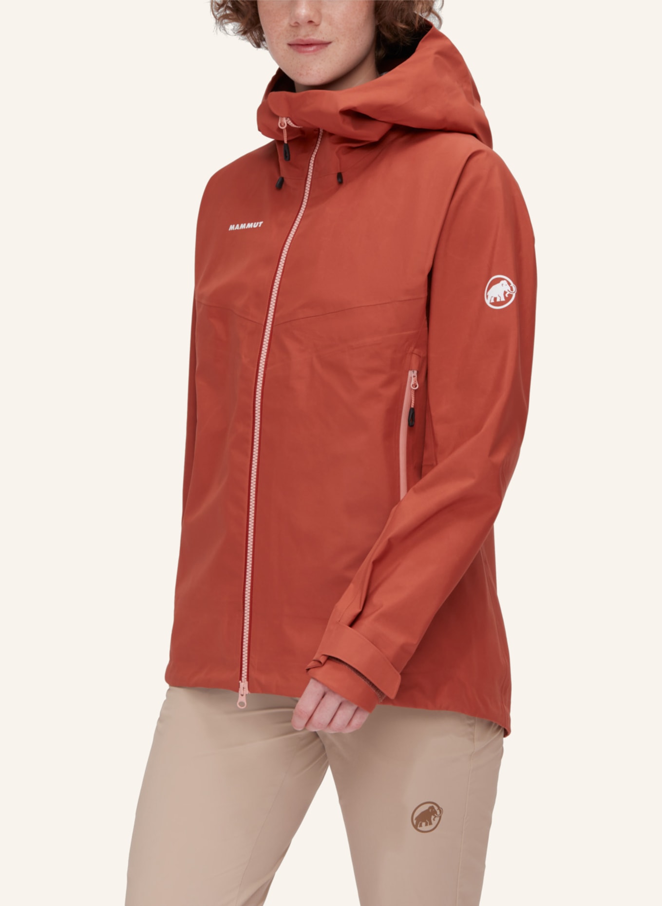 MAMMUT Crater IV HS Hooded Jacket Women: ROT