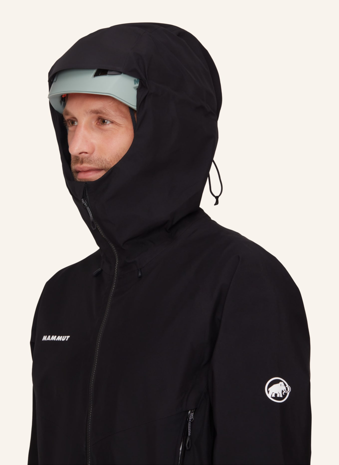 MAMMUT Crater IV HS Hooded Jacket Men: SCHWARZ