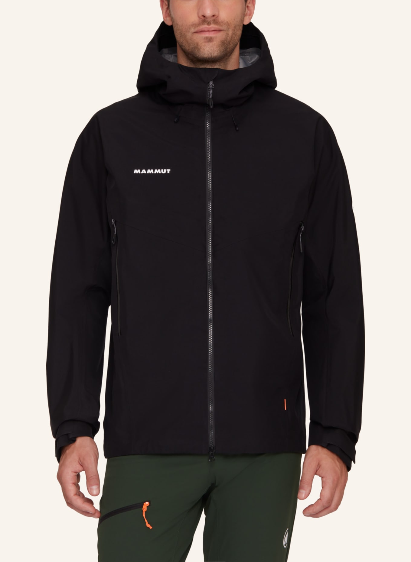 MAMMUT Crater IV HS Hooded Jacket Men: SCHWARZ