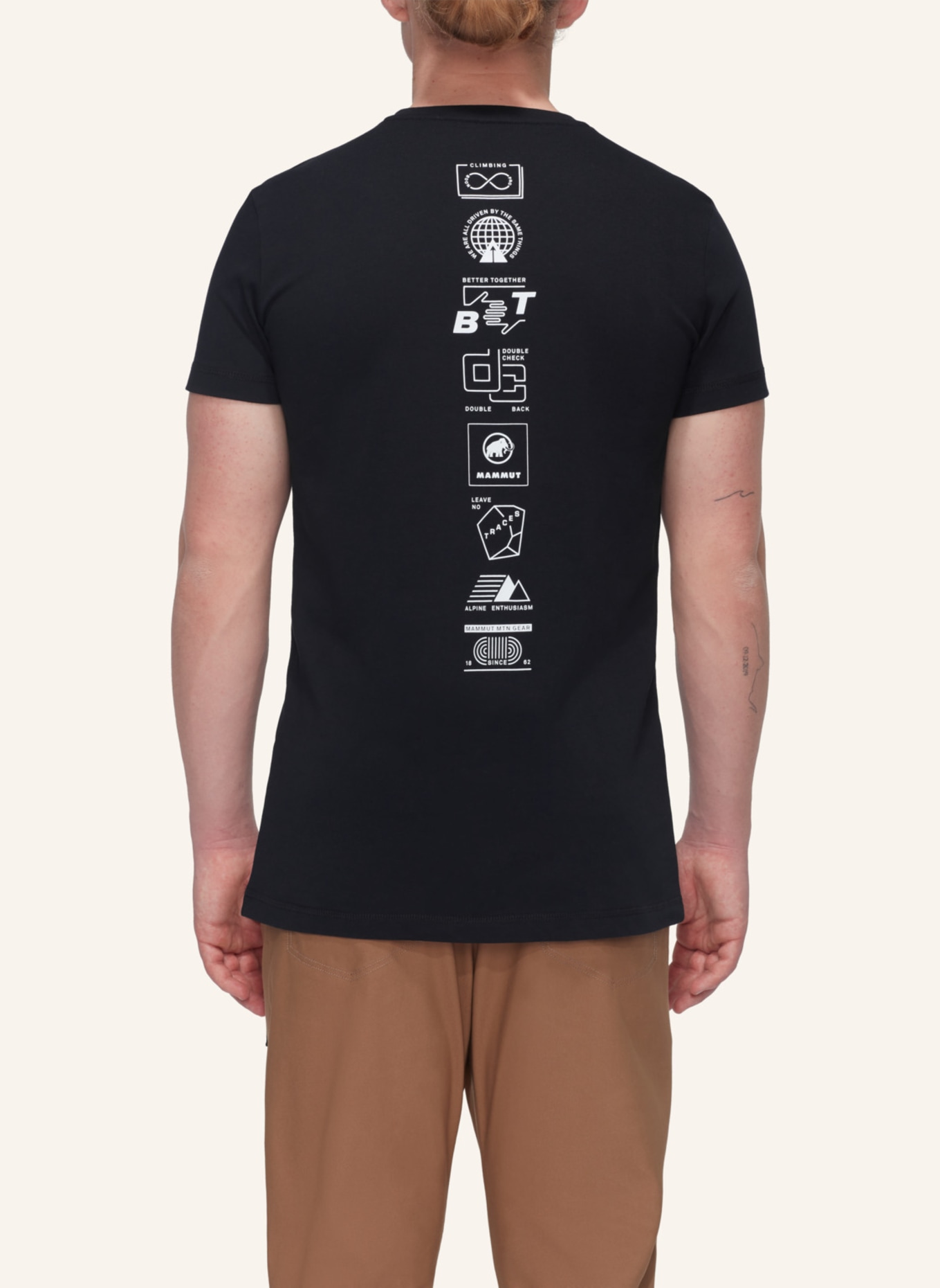 MAMMUT Mammut Massone T-Shirt Men Emblems, Farbe: SCHWARZ (Bild 3)